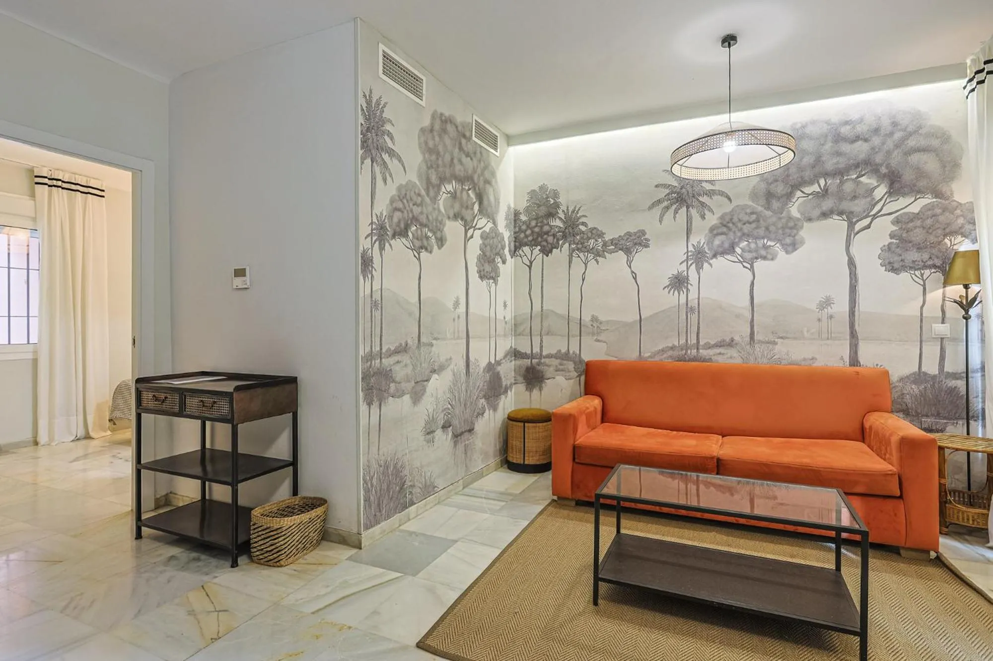 Living room in San Clemente House