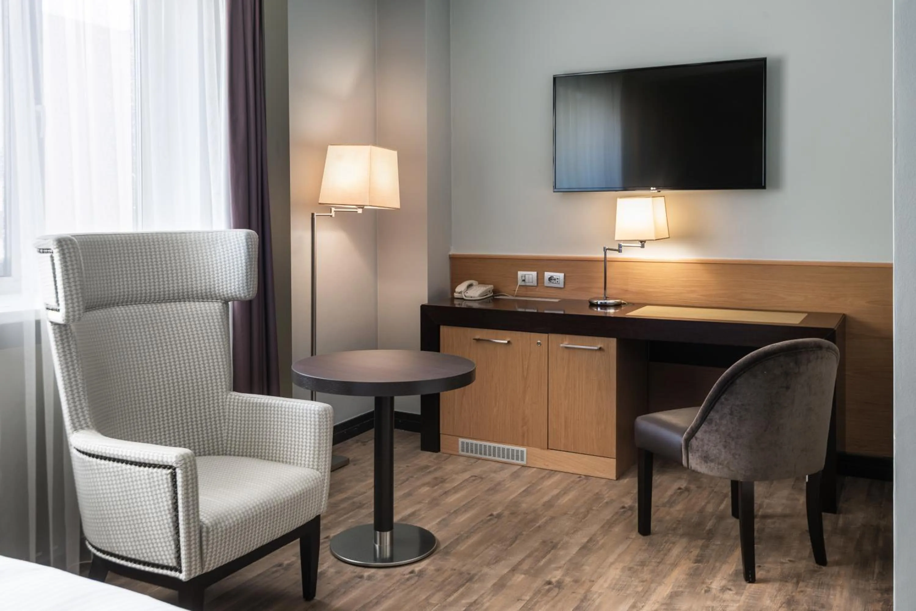 Seating area in Radisson Hotel Astana