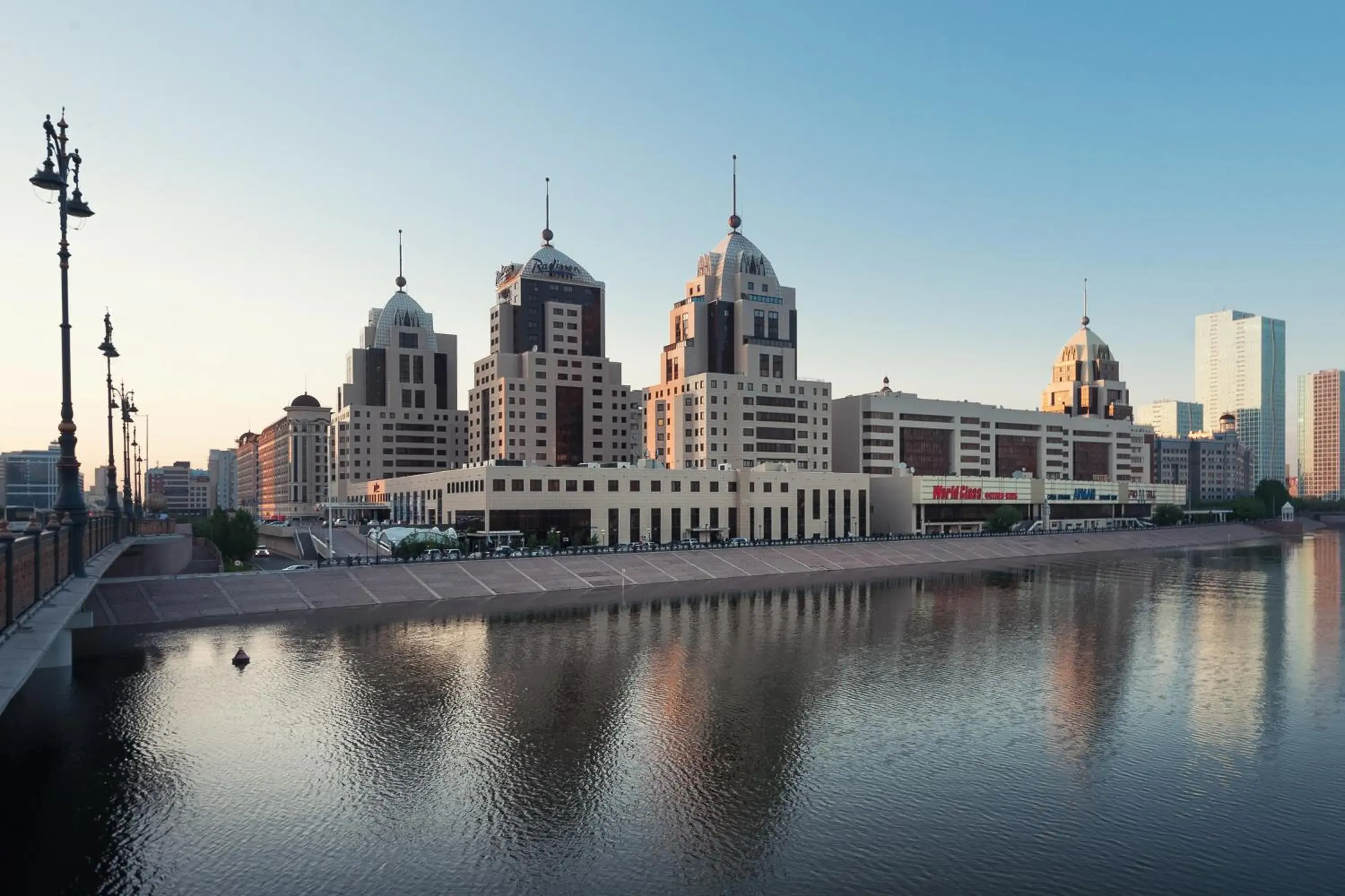 Facade/entrance in Radisson Hotel Astana Facade/entrance in Radisson Hotel Astana