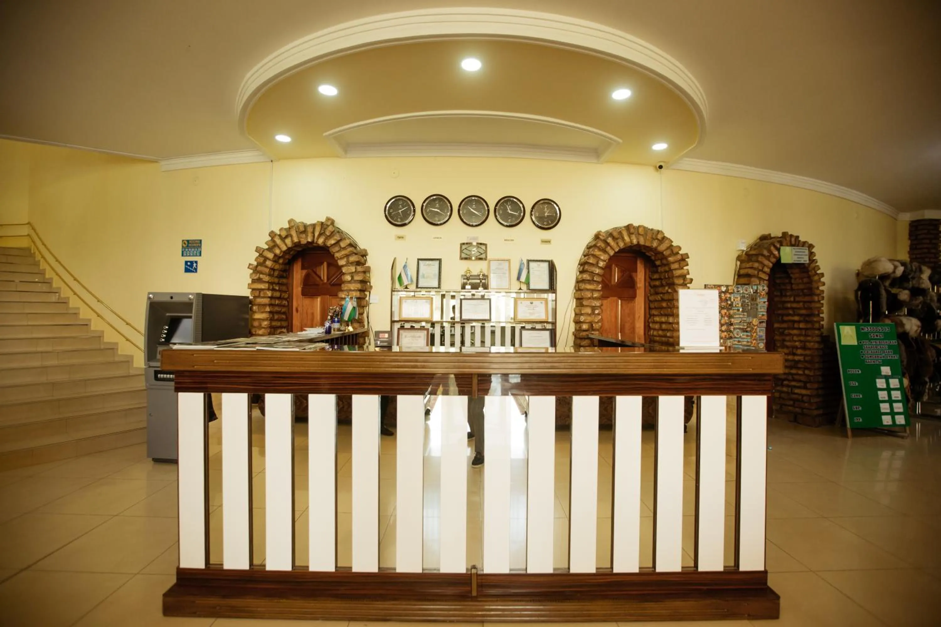 Lobby or reception in Hotel Asia Khiva