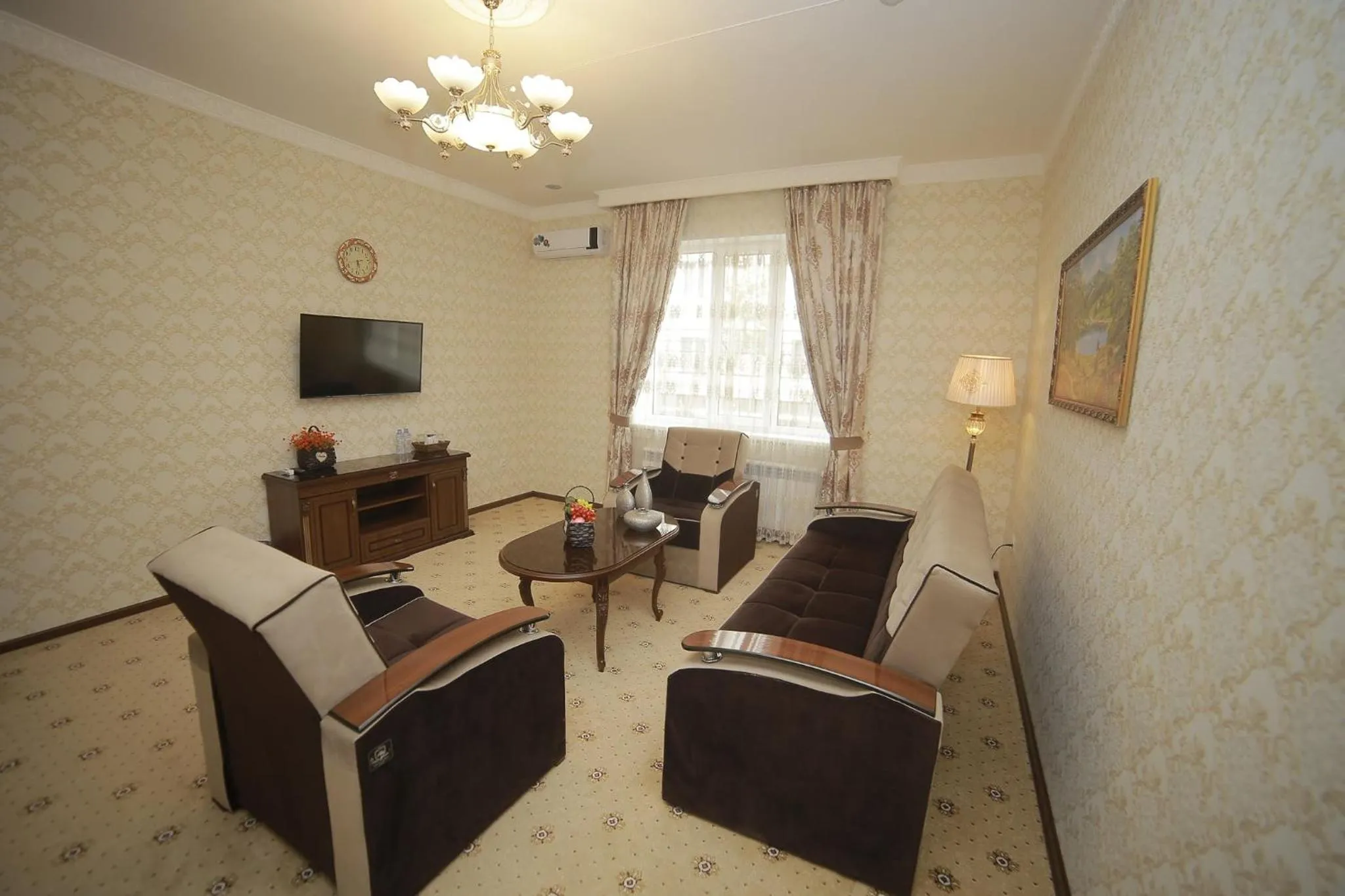 Living room in Hotel Asia Khiva