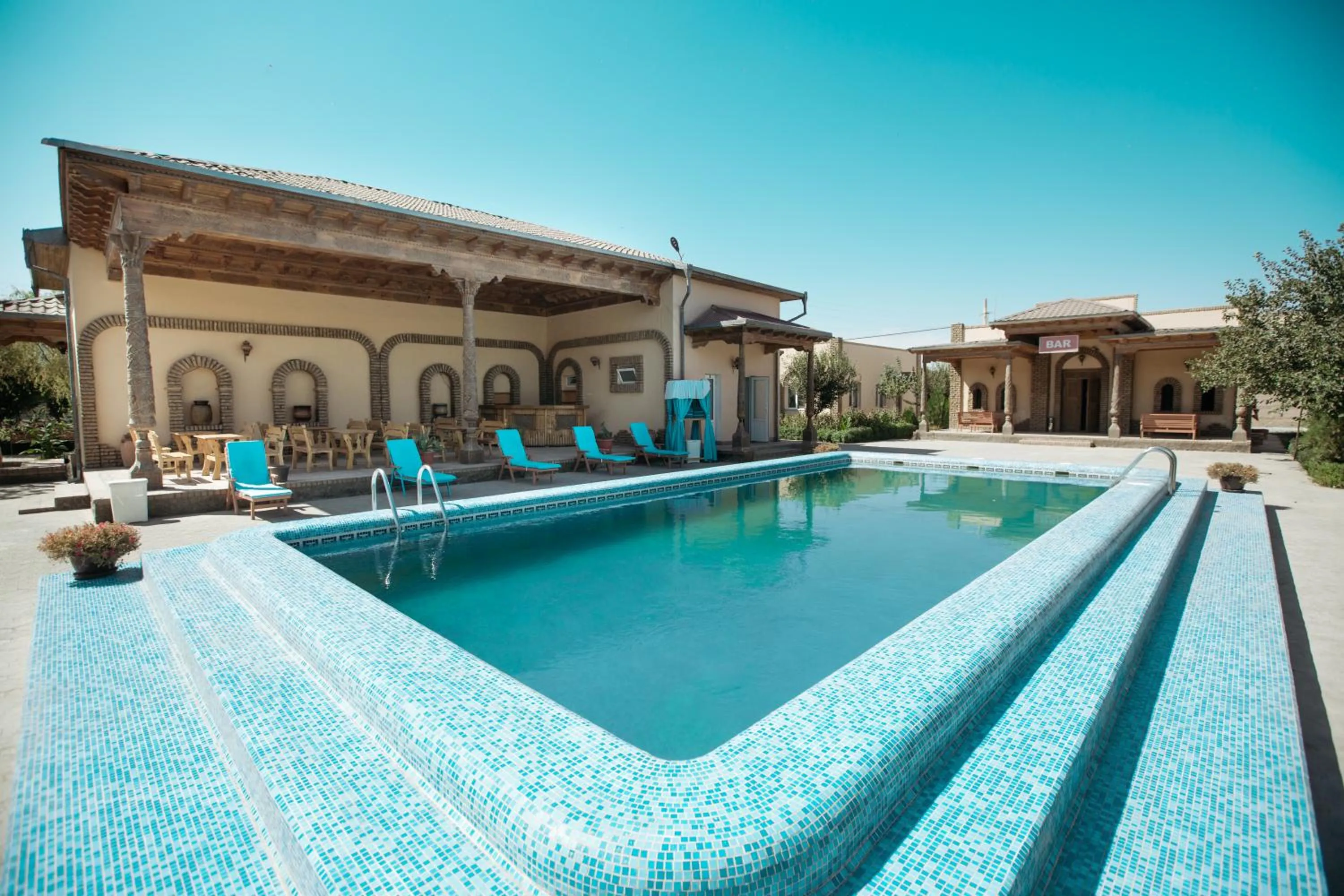 Swimming pool in Hotel Asia Khiva