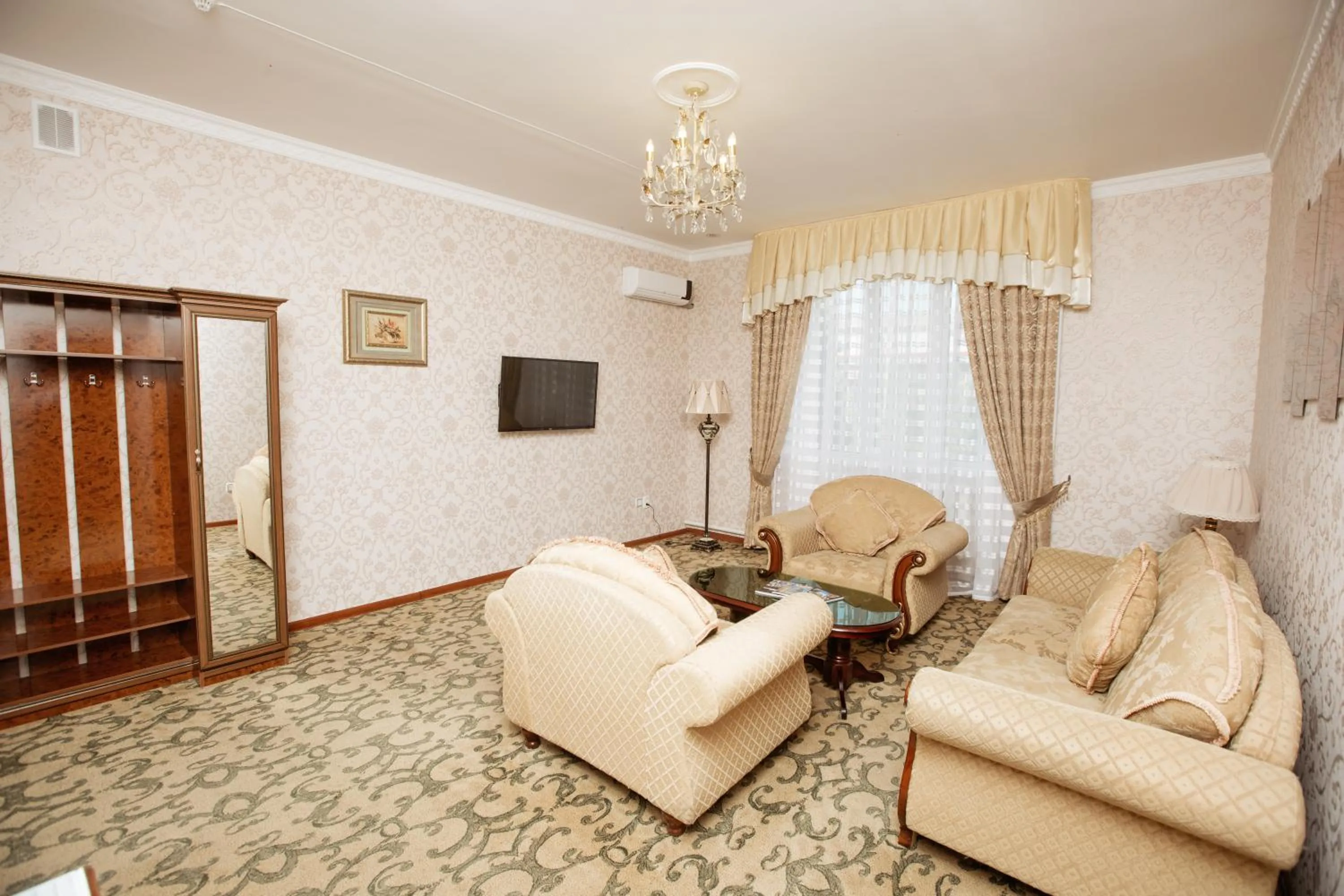 Living room in Hotel Asia Khiva