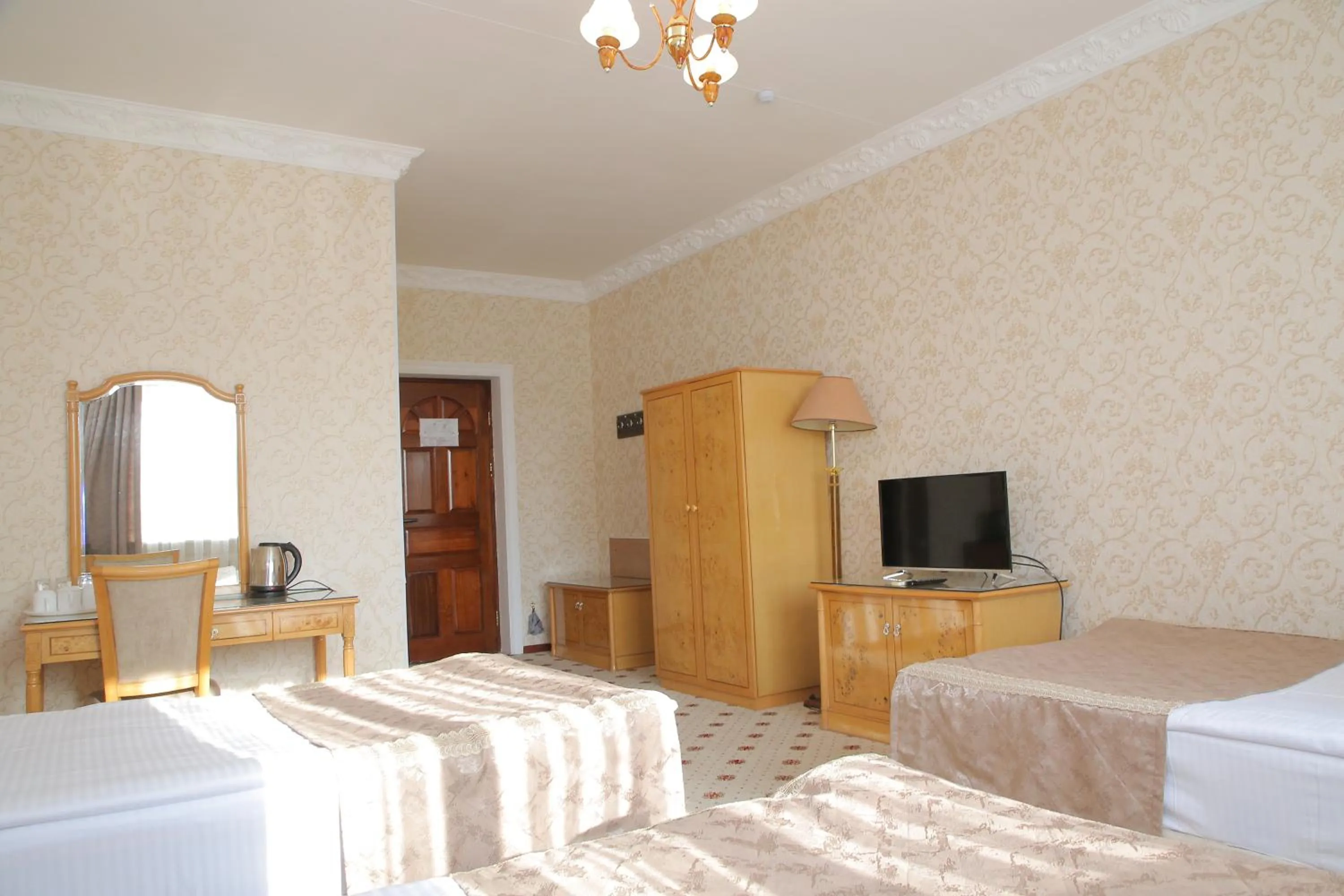 Bed in Hotel Asia Khiva