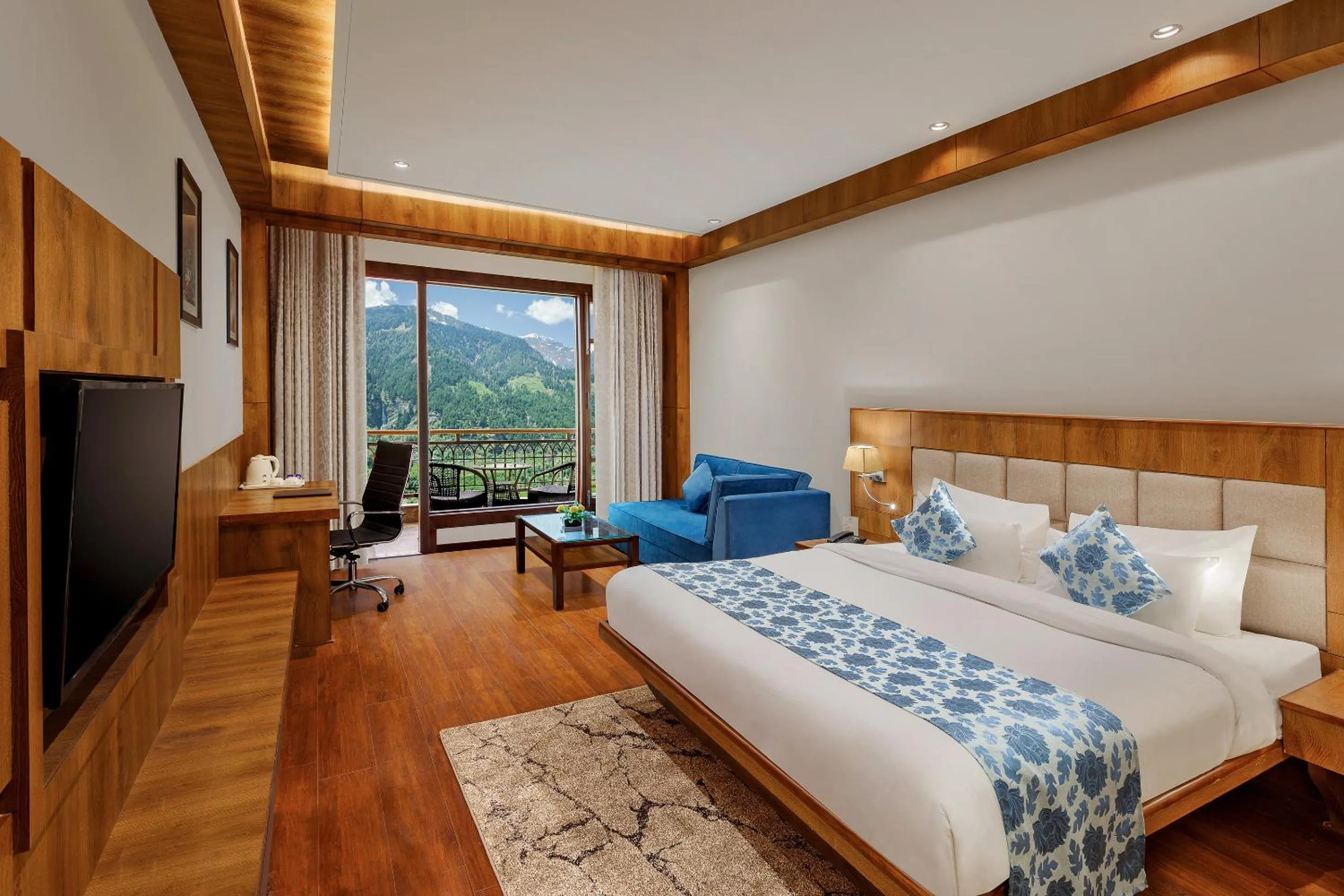 Bed in The Orchid Manali - a Boutique Hotel