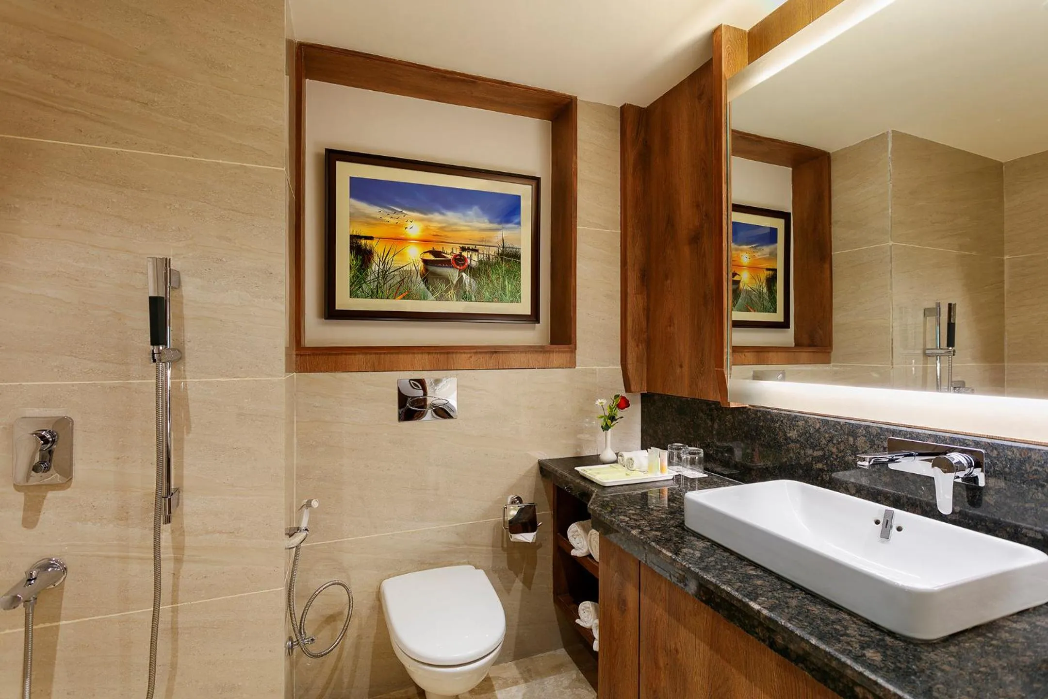 Toilet in The Orchid Manali - a Boutique Hotel