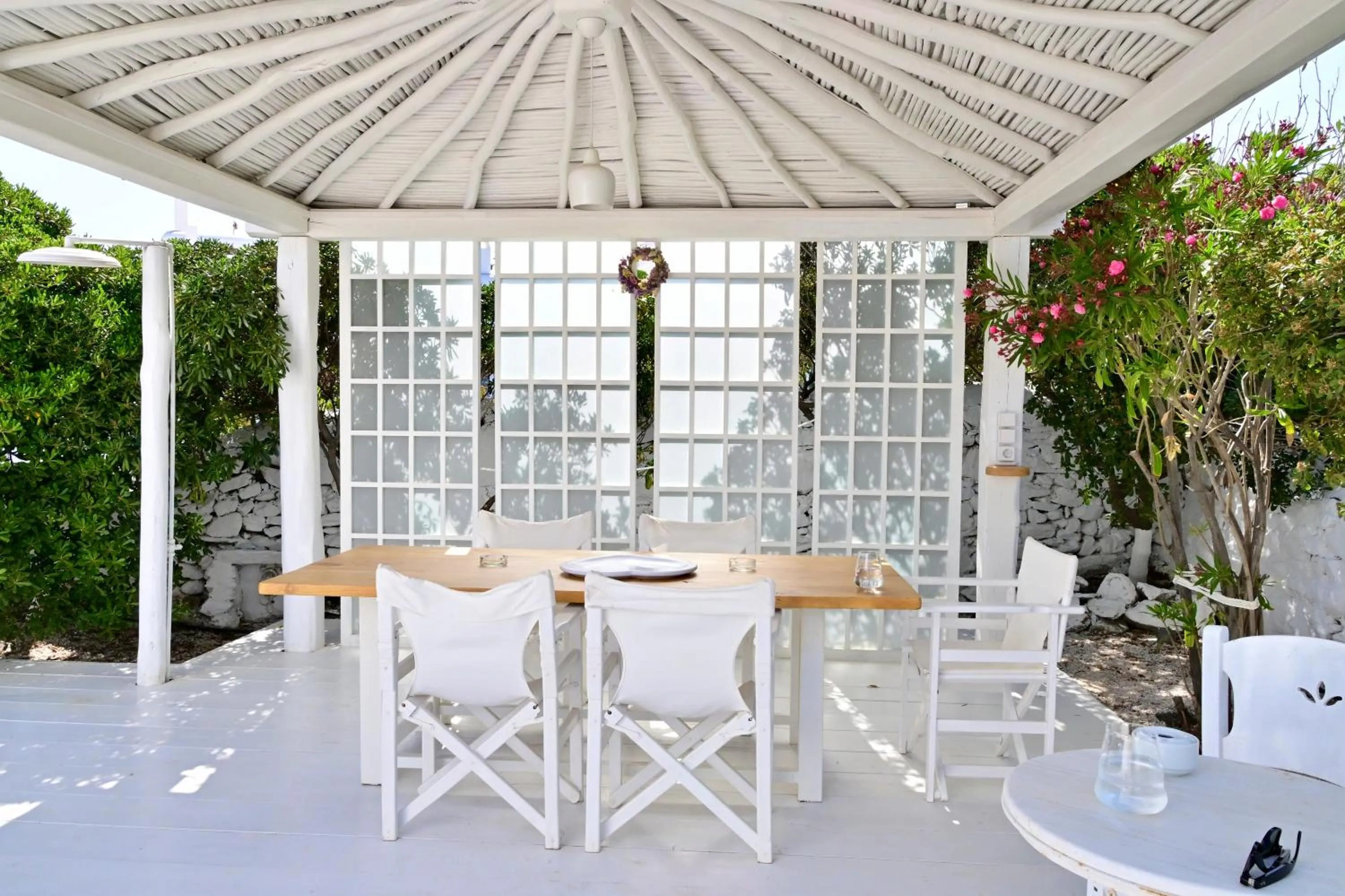 Patio in She Mykonos - Luxury Apartments