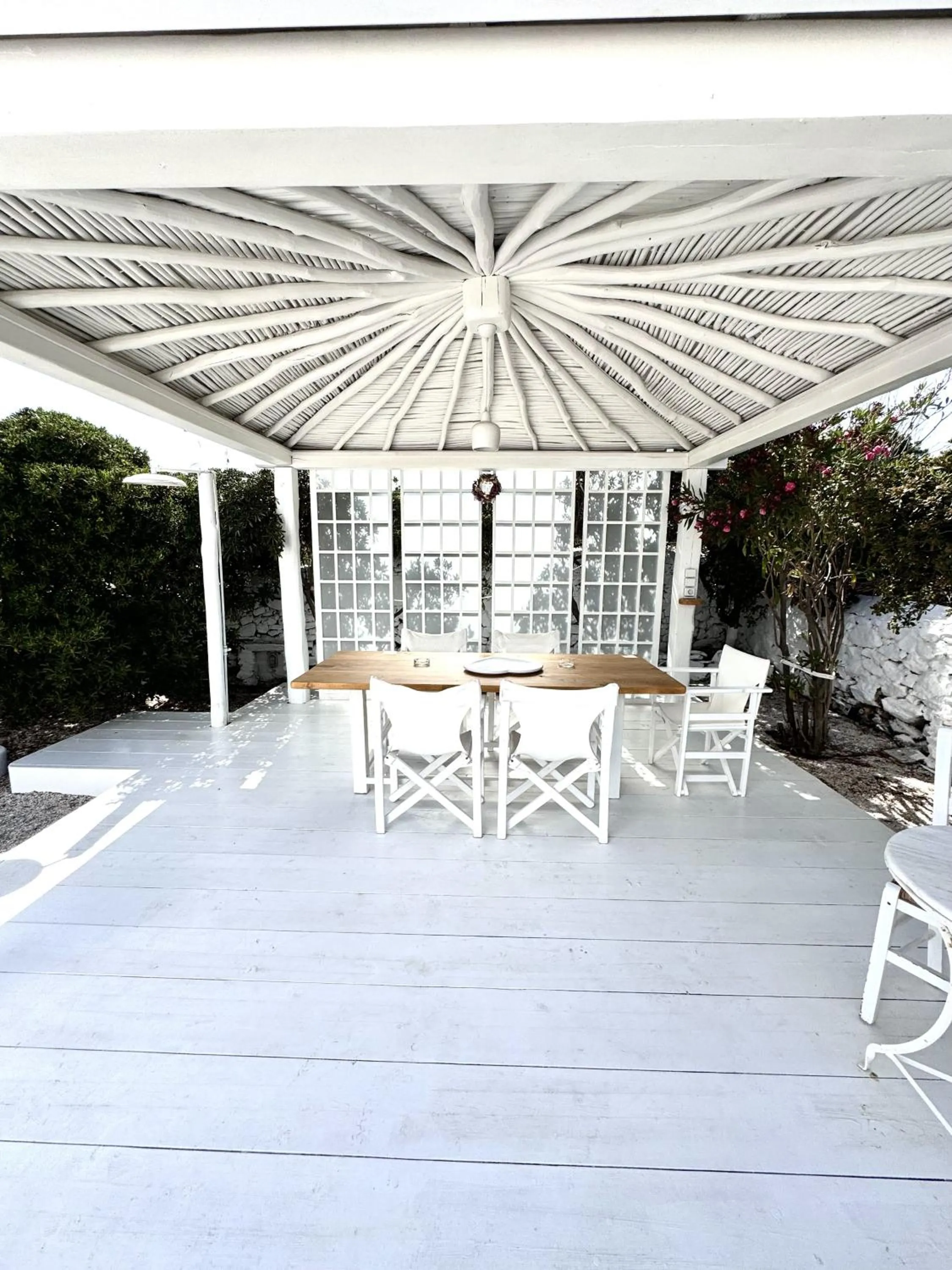 Patio in She Mykonos - Luxury Apartments