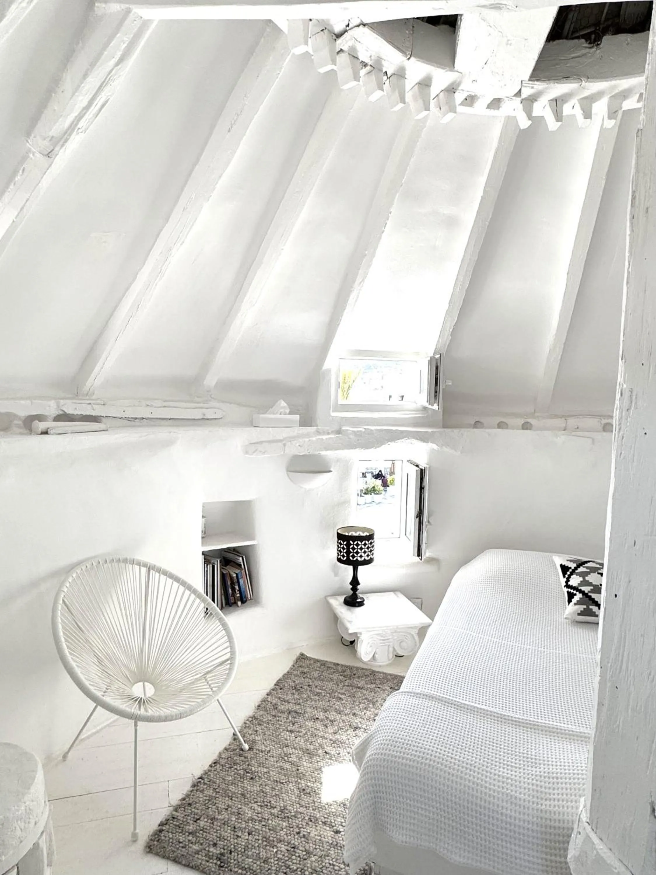 Bed in She Mykonos - Luxury Apartments