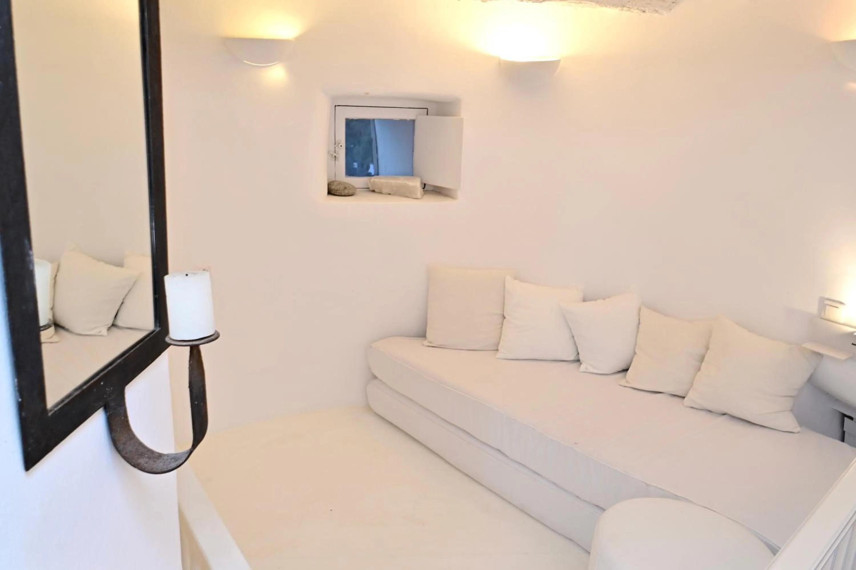 Bed in She Mykonos - Luxury Apartments