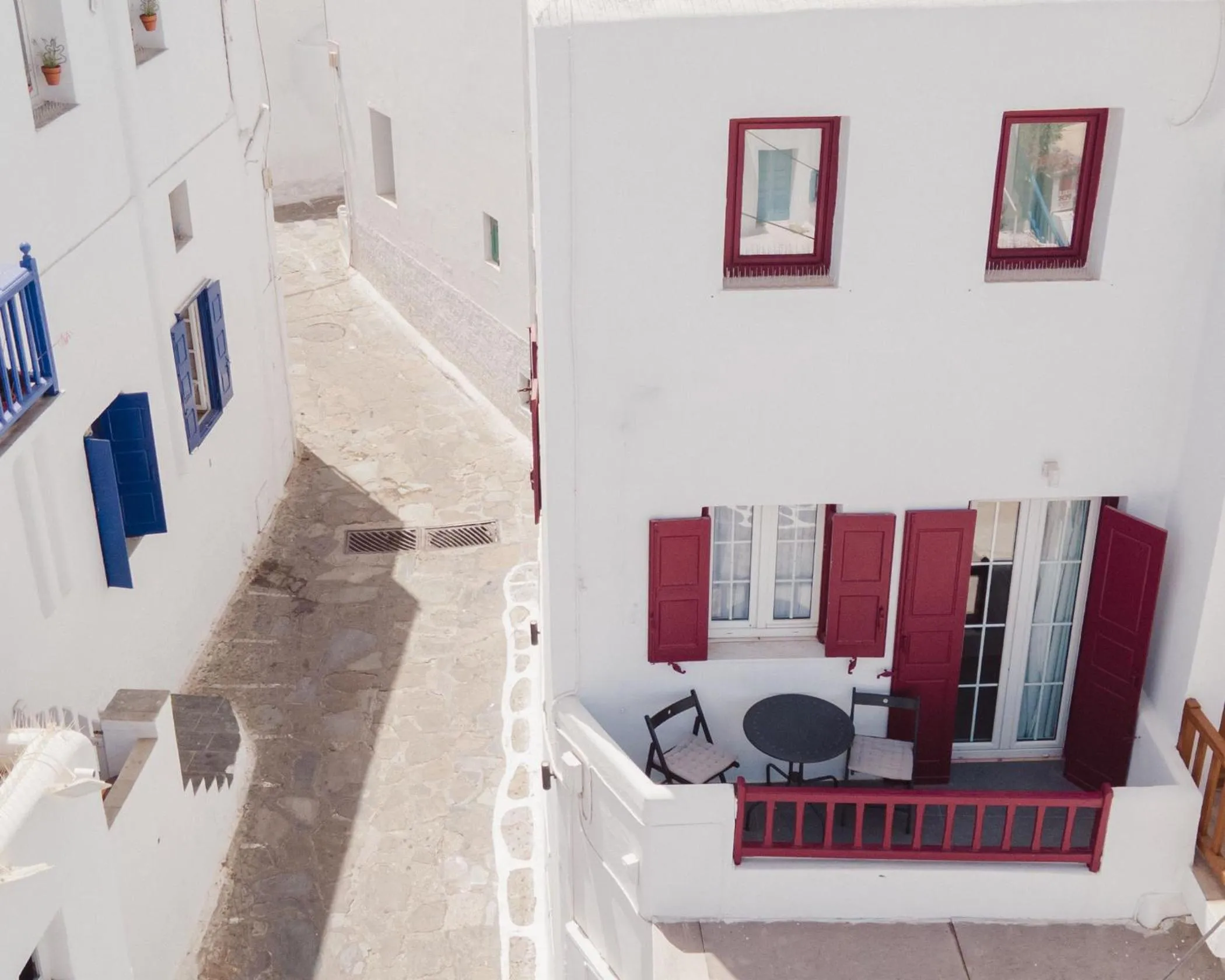 Property building, Bed in She Mykonos - Luxury Apartments