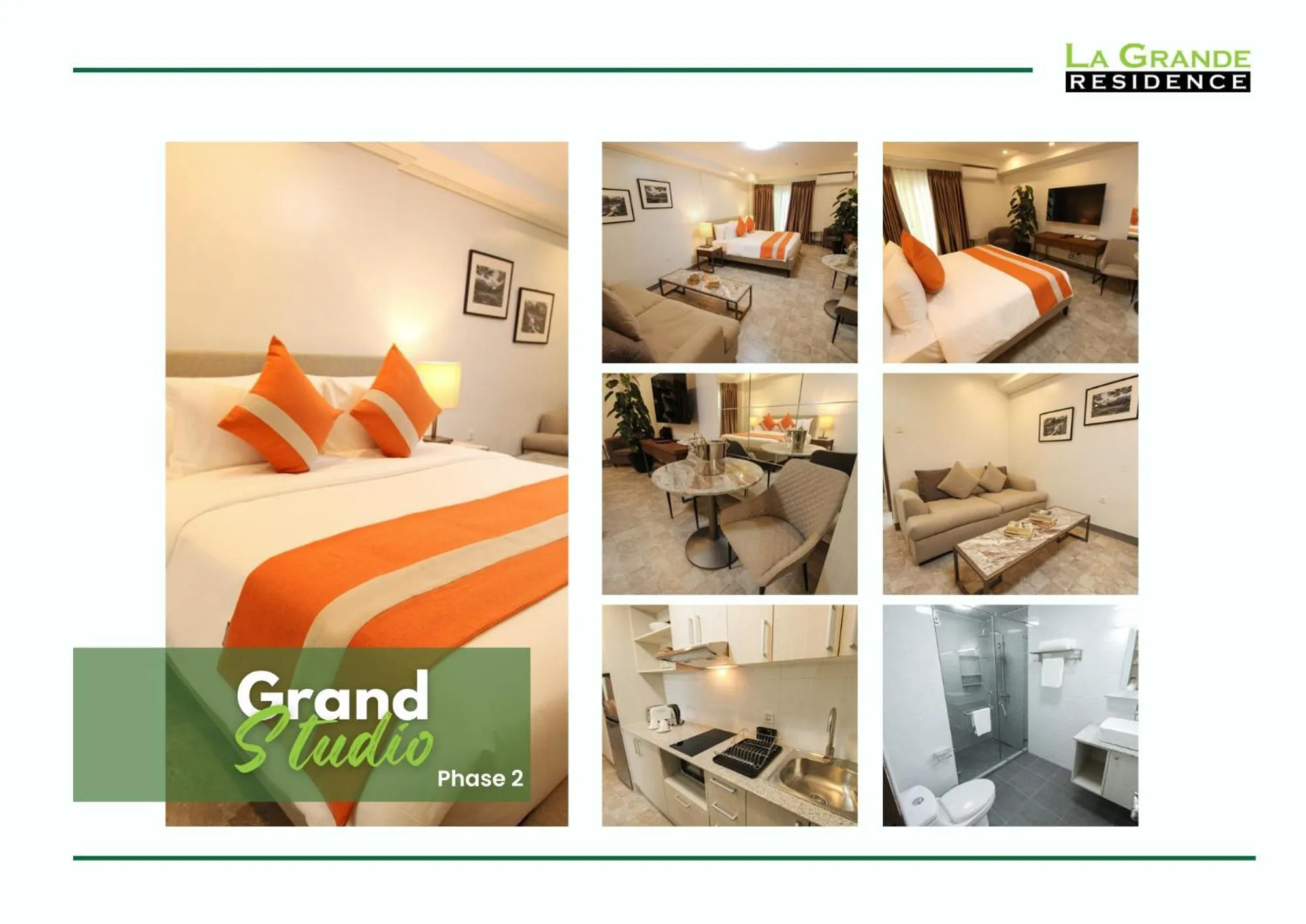 Bed in La Grande Residence