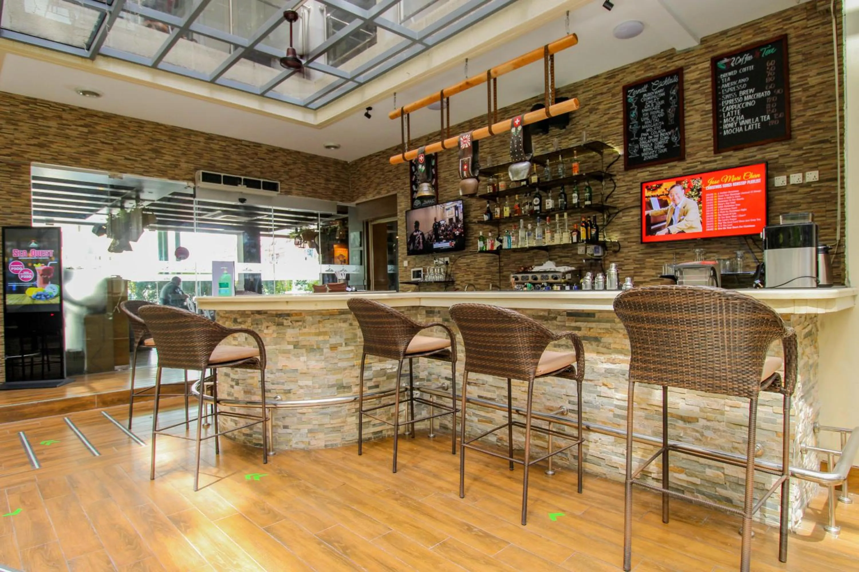 Lounge or bar in La Grande Residence