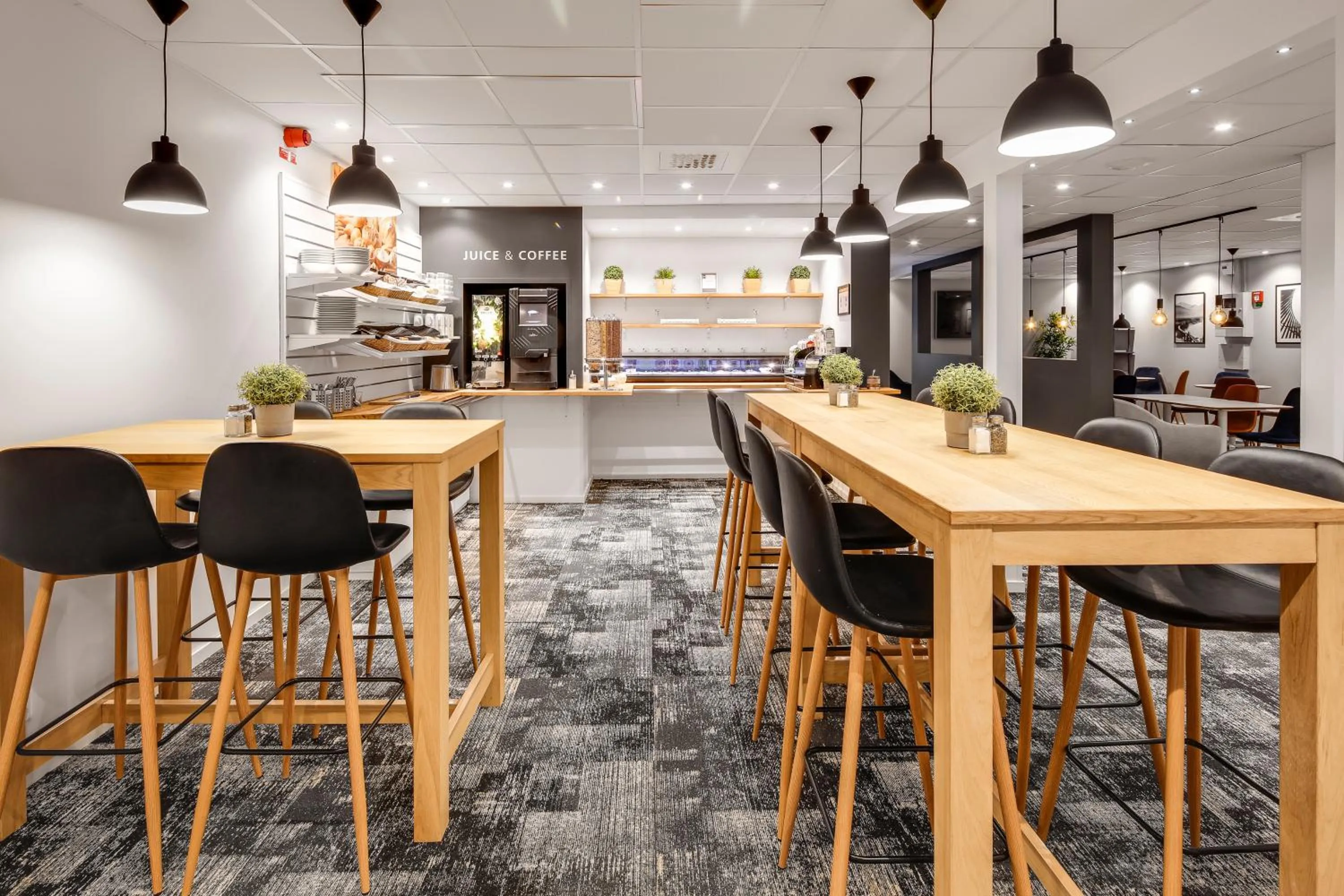 Dining area in Hotel Vindeus