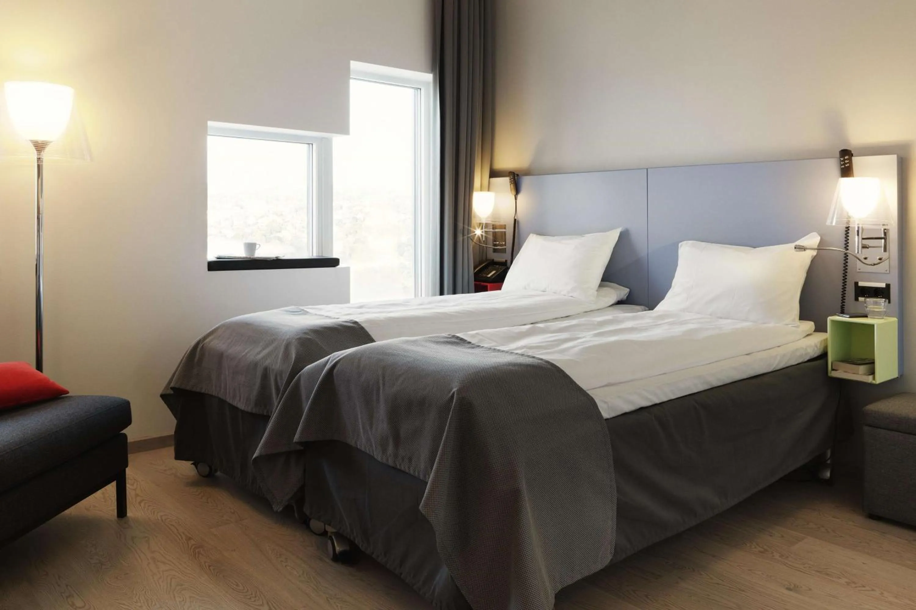 Bedroom, Bed in Scandic Lerkendal