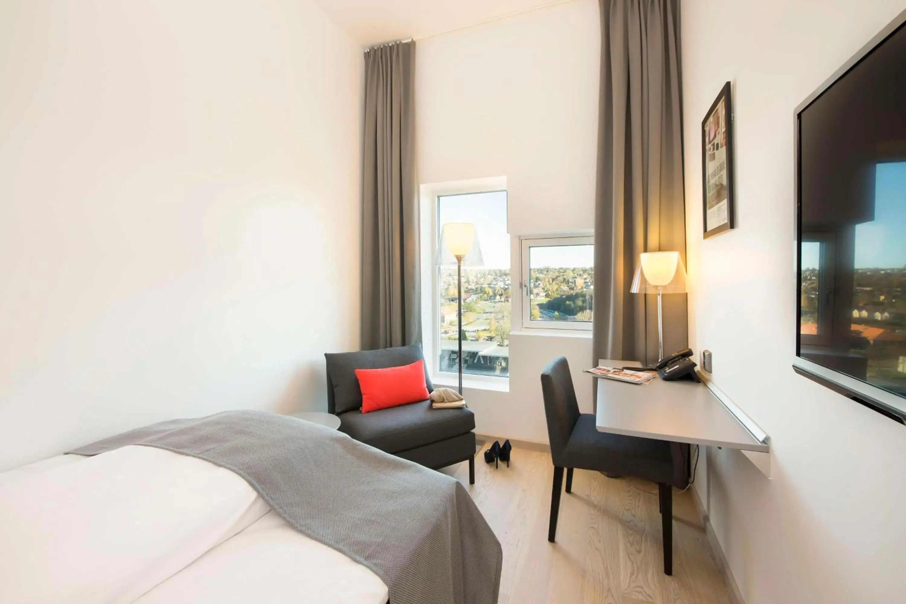 Bedroom, Bed in Scandic Lerkendal Bedroom, Bed in Scandic Lerkendal