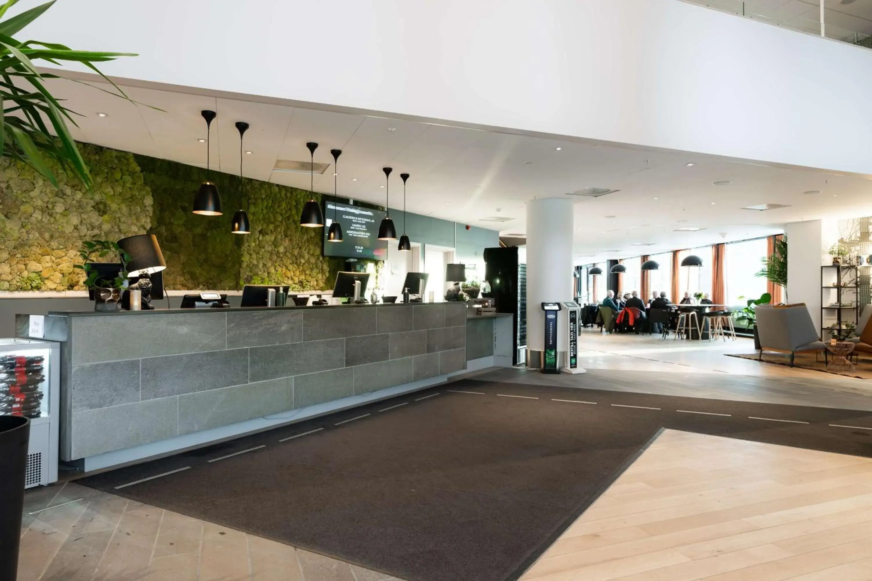 Lobby or reception in Scandic Lerkendal Lobby or reception in Scandic Lerkendal