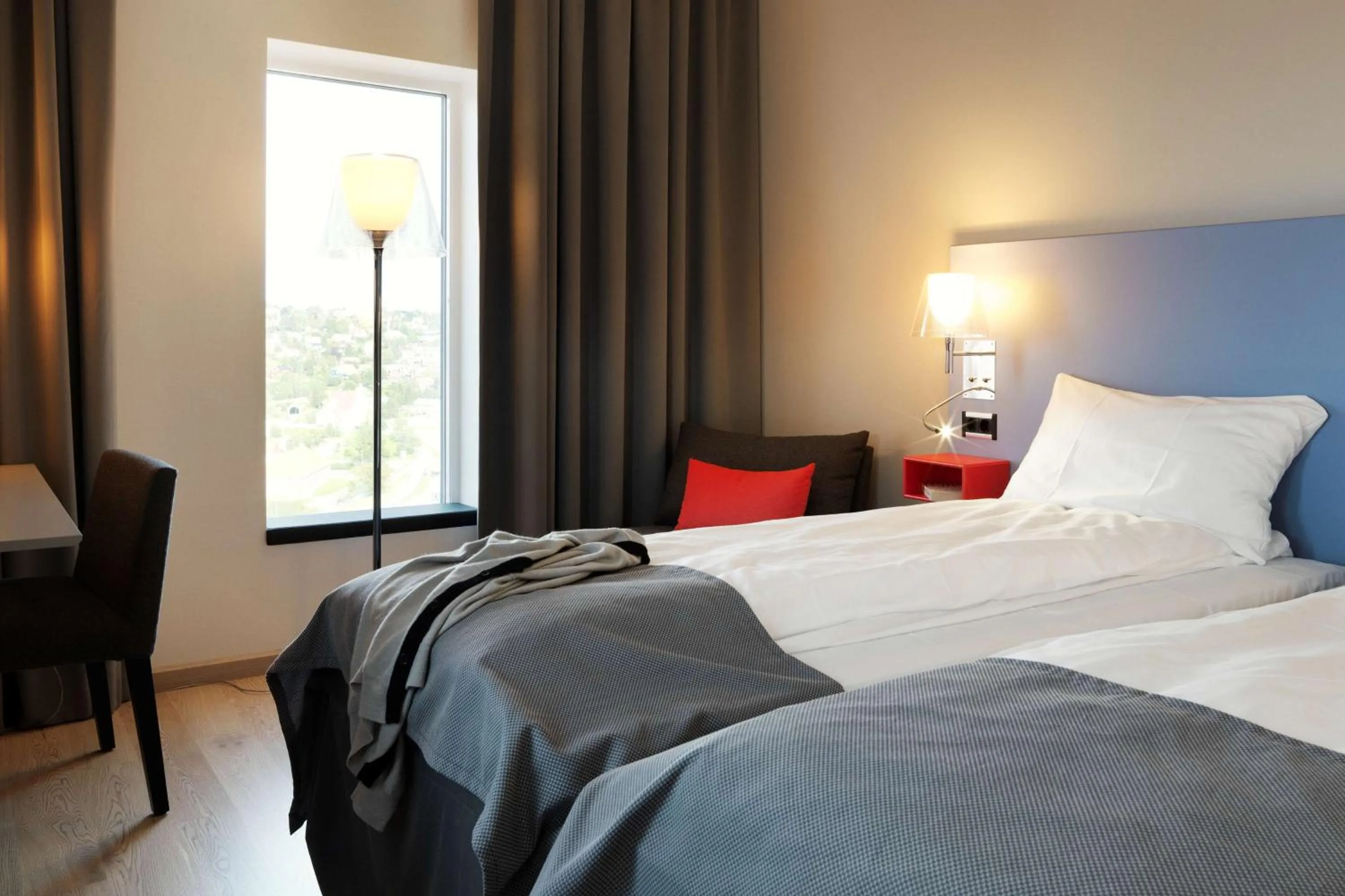 Photo of the whole room, Bed in Scandic Lerkendal