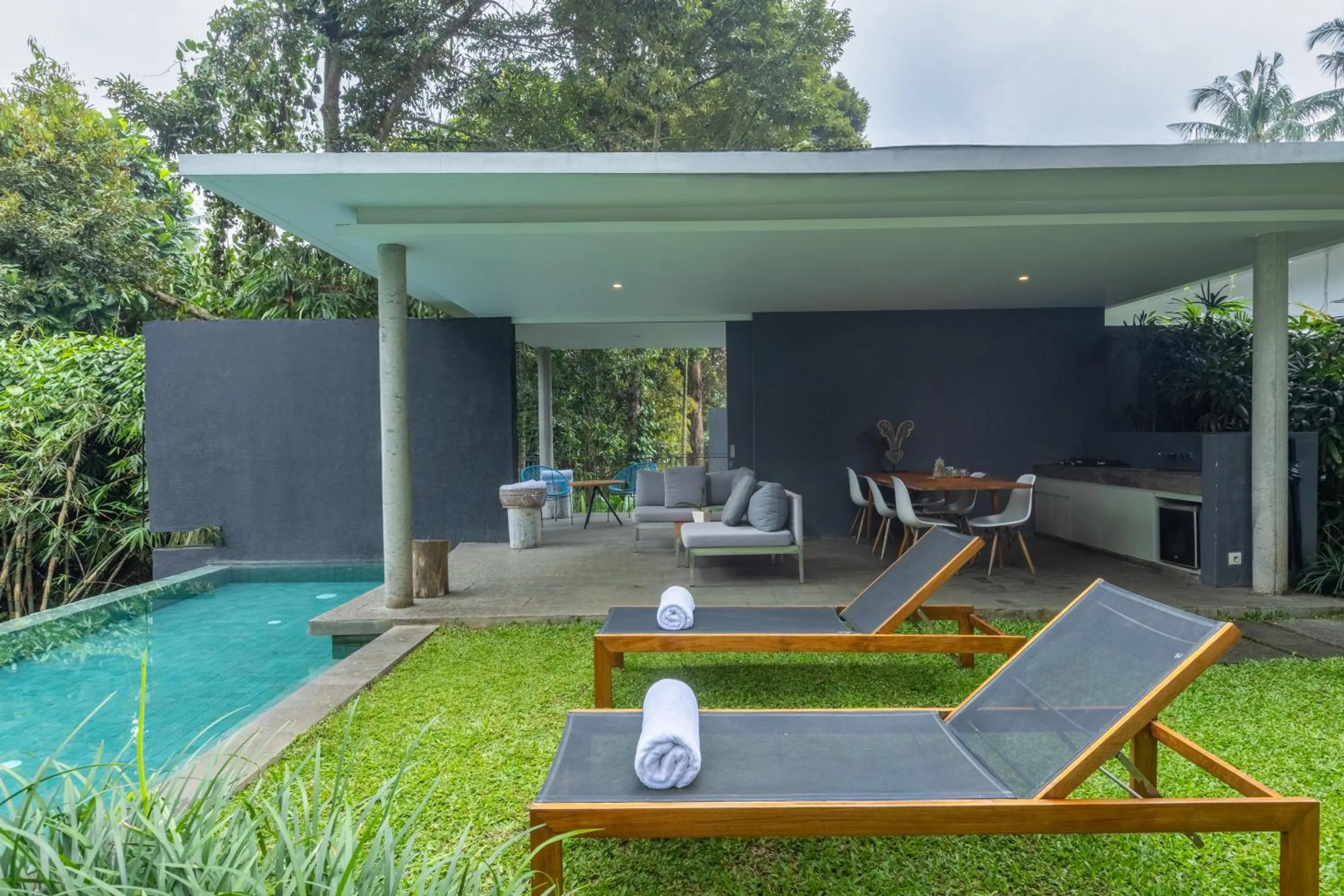 Living room in Aria Villas Ubud