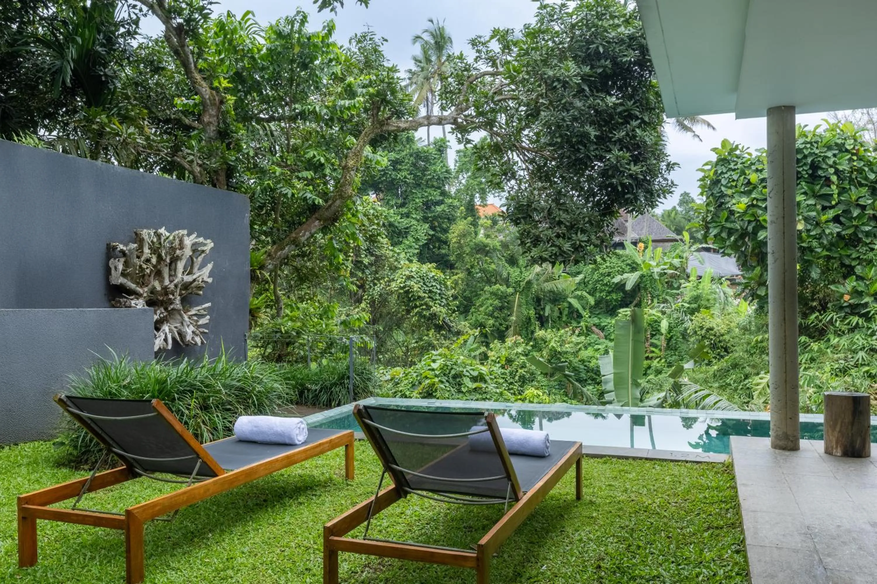 Seating area in Aria Villas Ubud