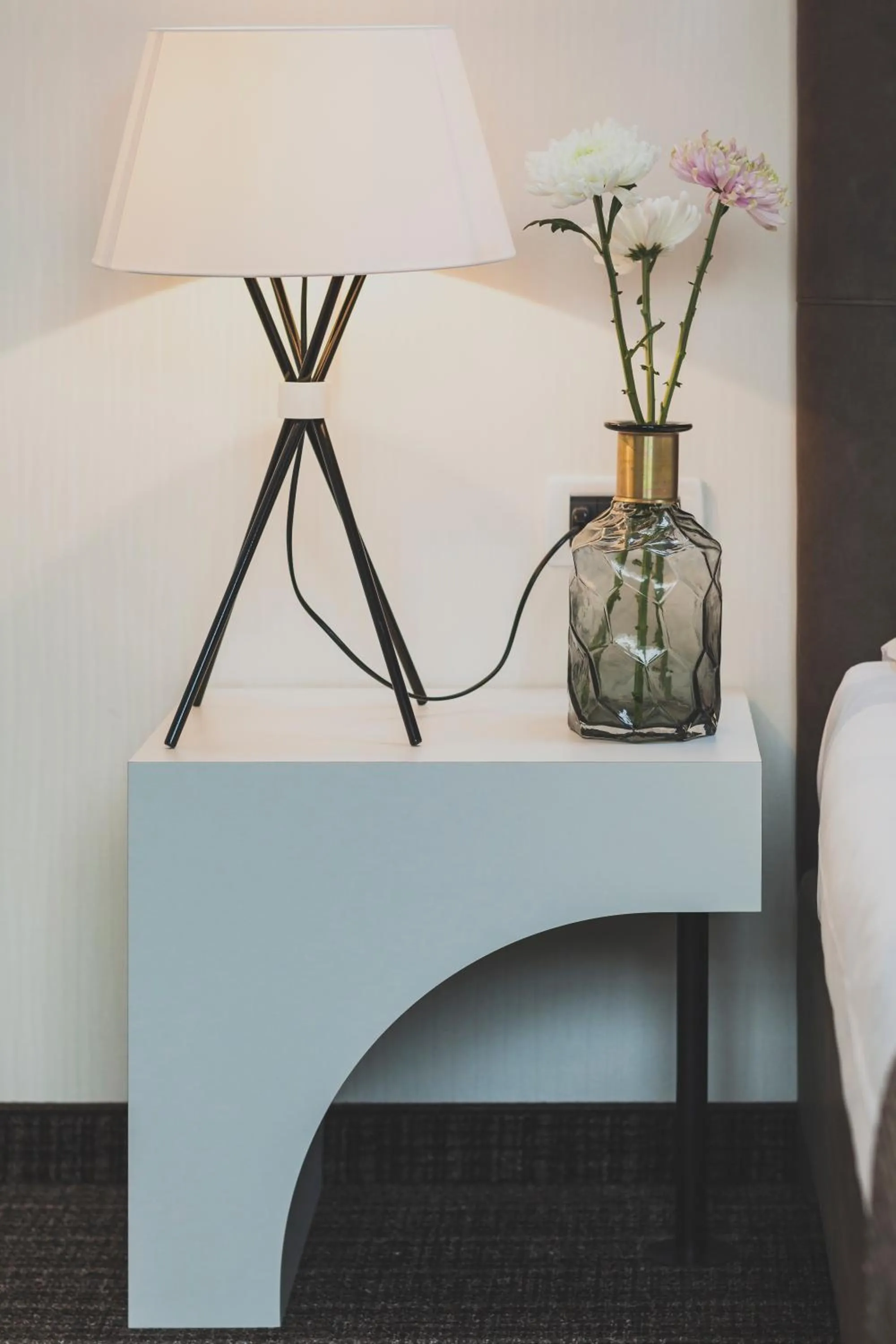 Decorative detail, Bed in Hotel Magdalener Hof