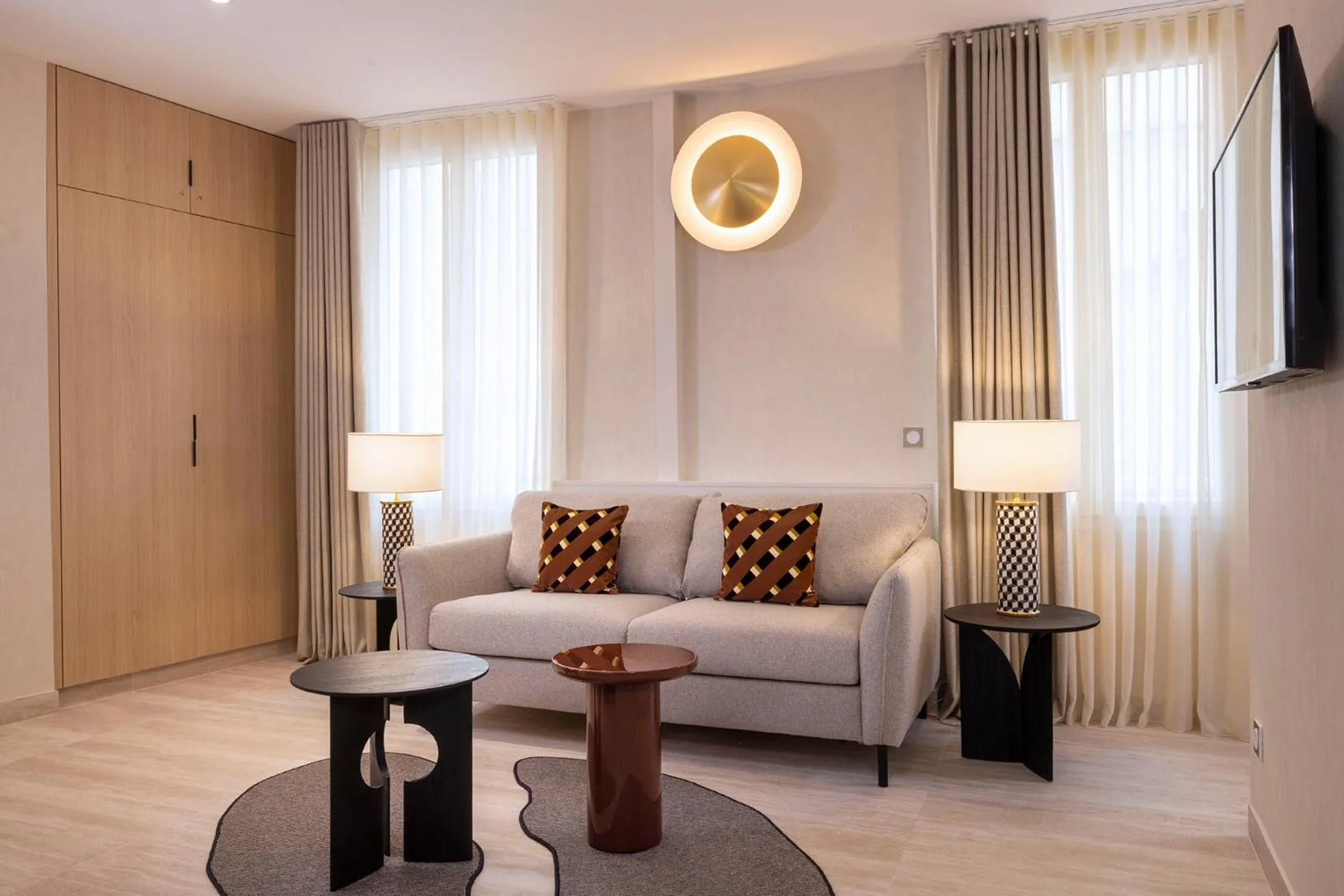 Seating area in Yuna Saint-Honoré - Serviced Apartments