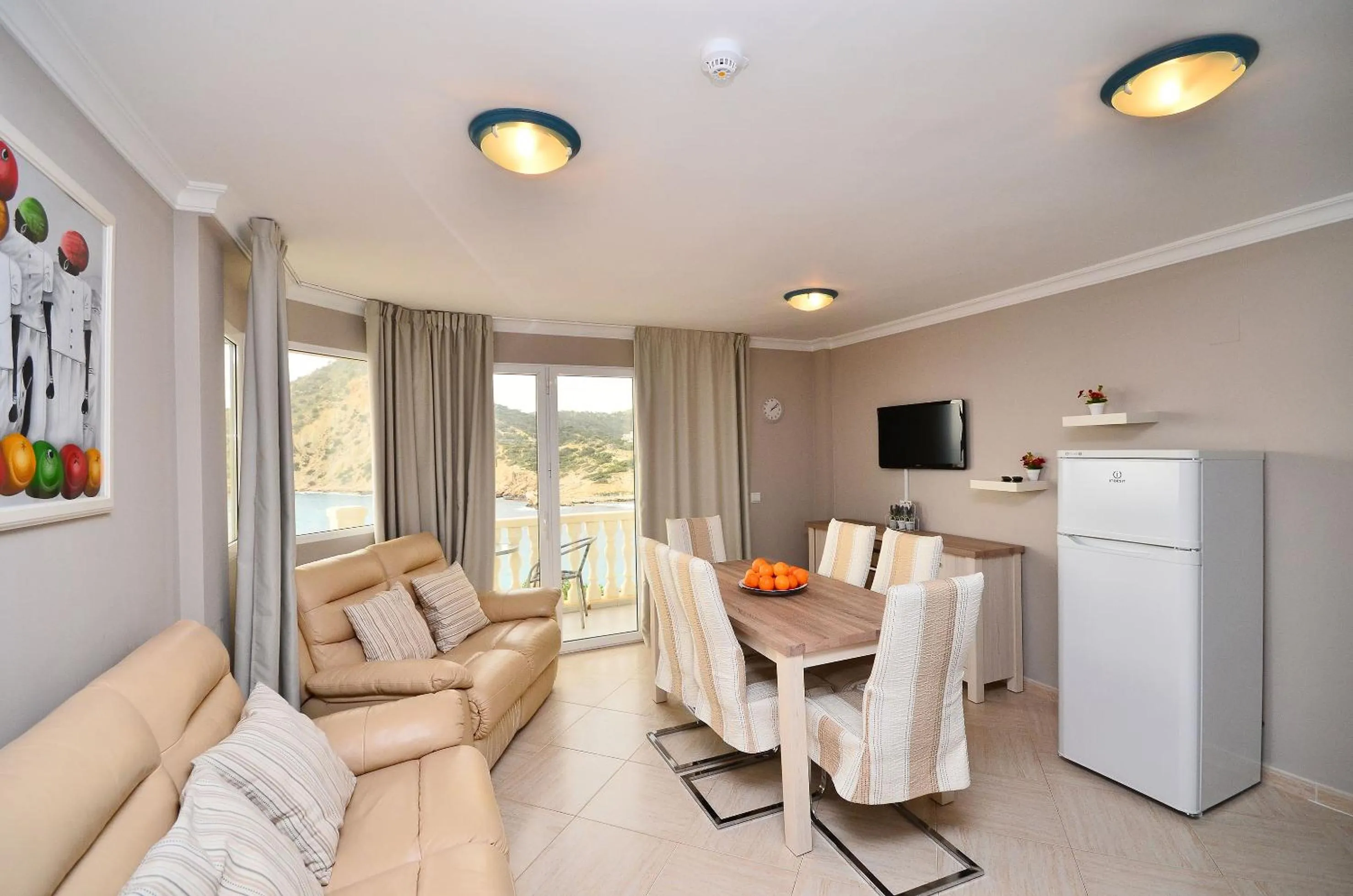 Living room in Aparthotel Ola Blanca