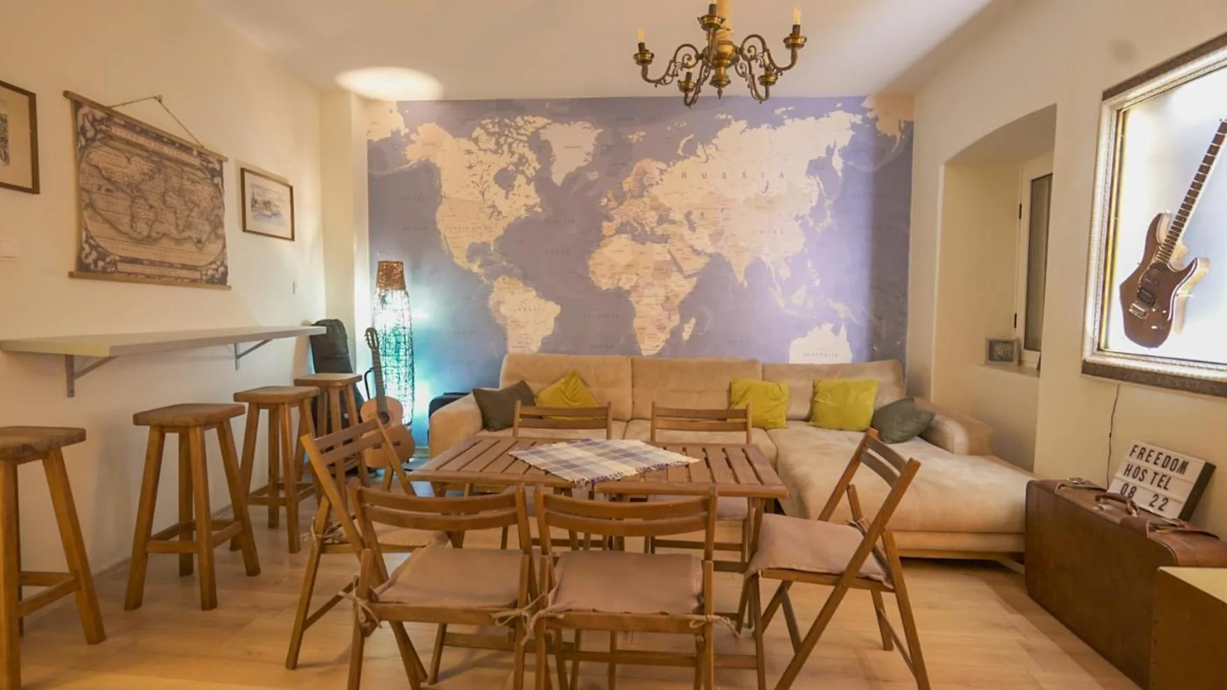 Living room in FREEDOM HOSTEL