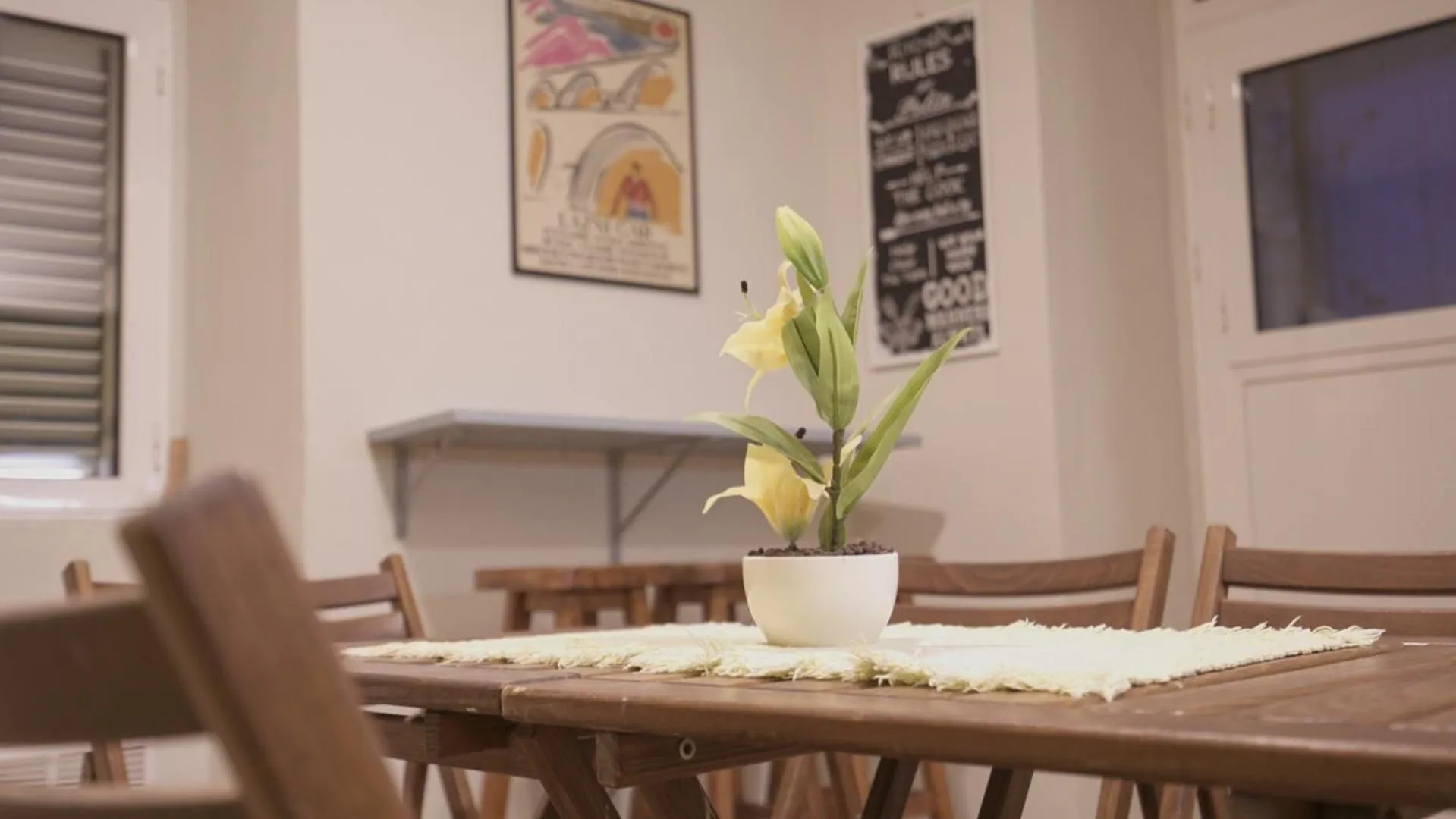 Dining area in FREEDOM HOSTEL