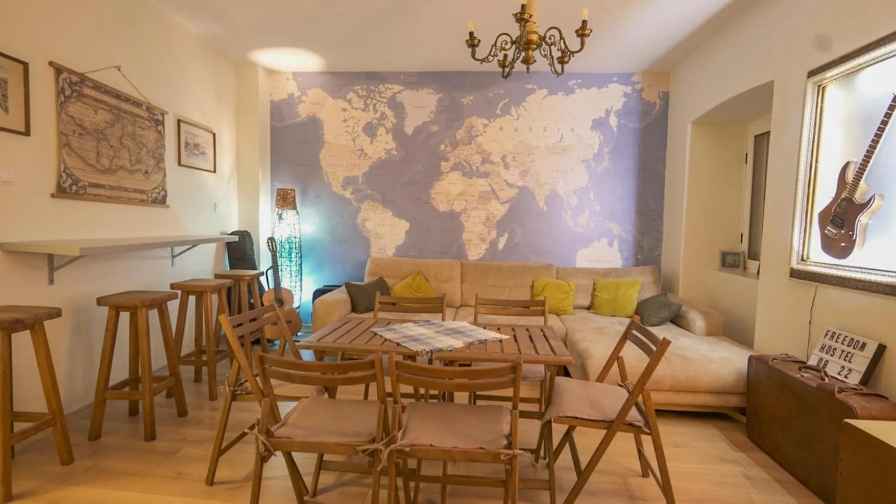 Living room in FREEDOM HOSTEL