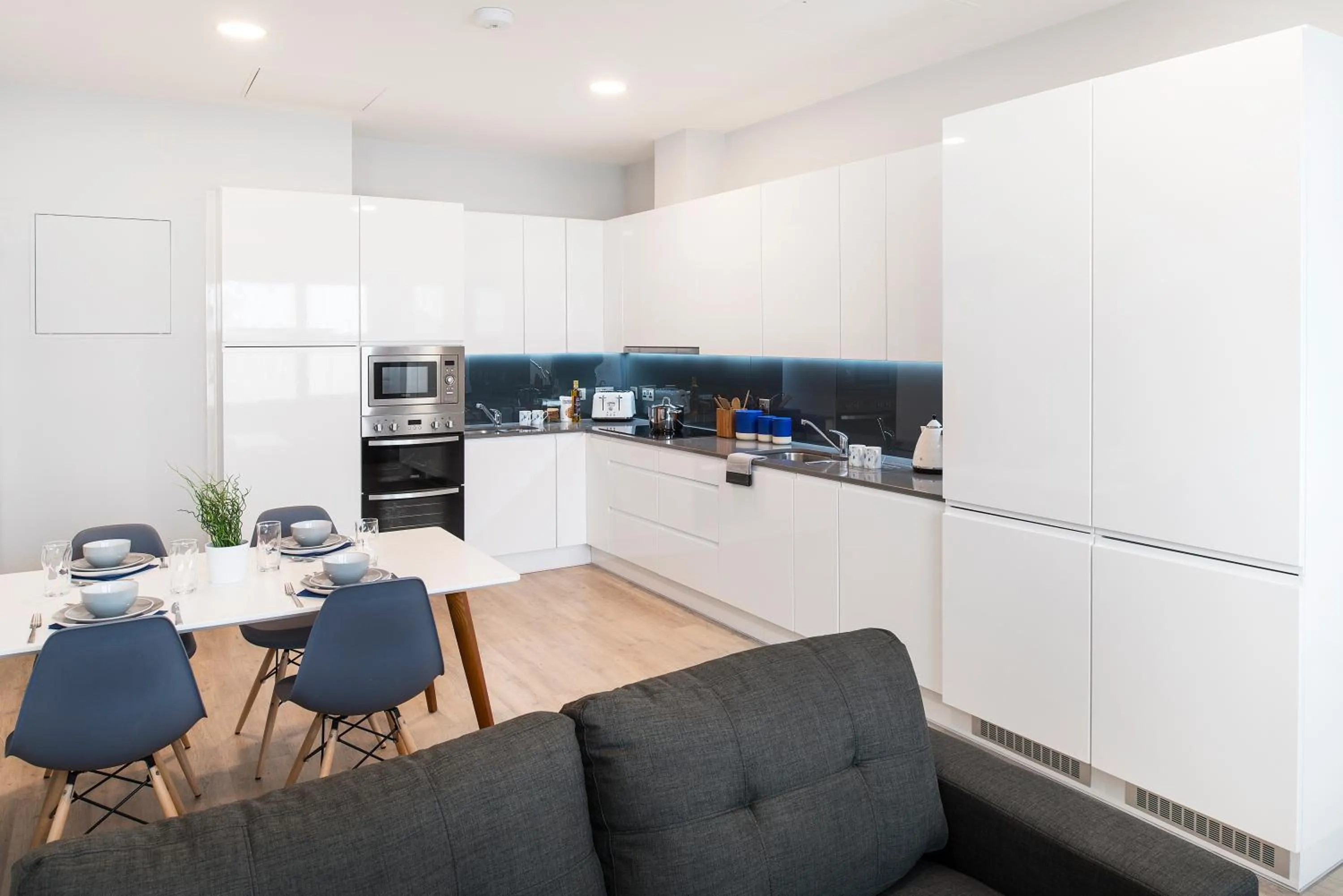 Communal kitchen in Yugo Explore - Kavanagh Court