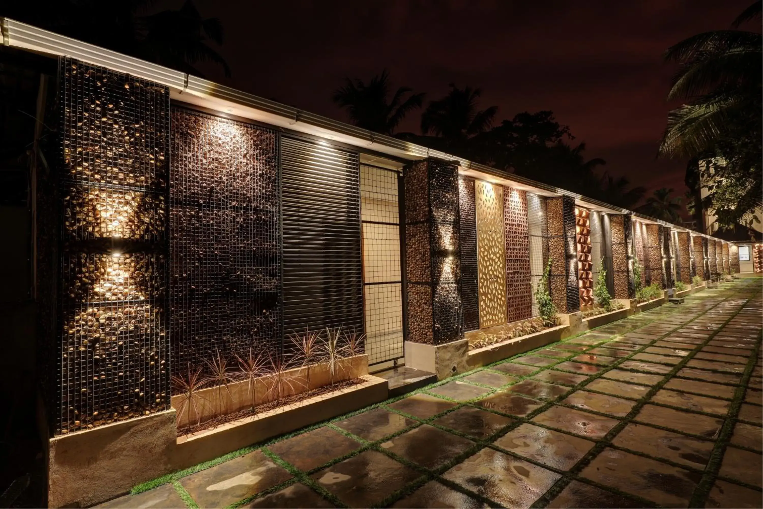 Inner courtyard view in Kumarakom Park Resort Inner courtyard view in Kumarakom Park Resort