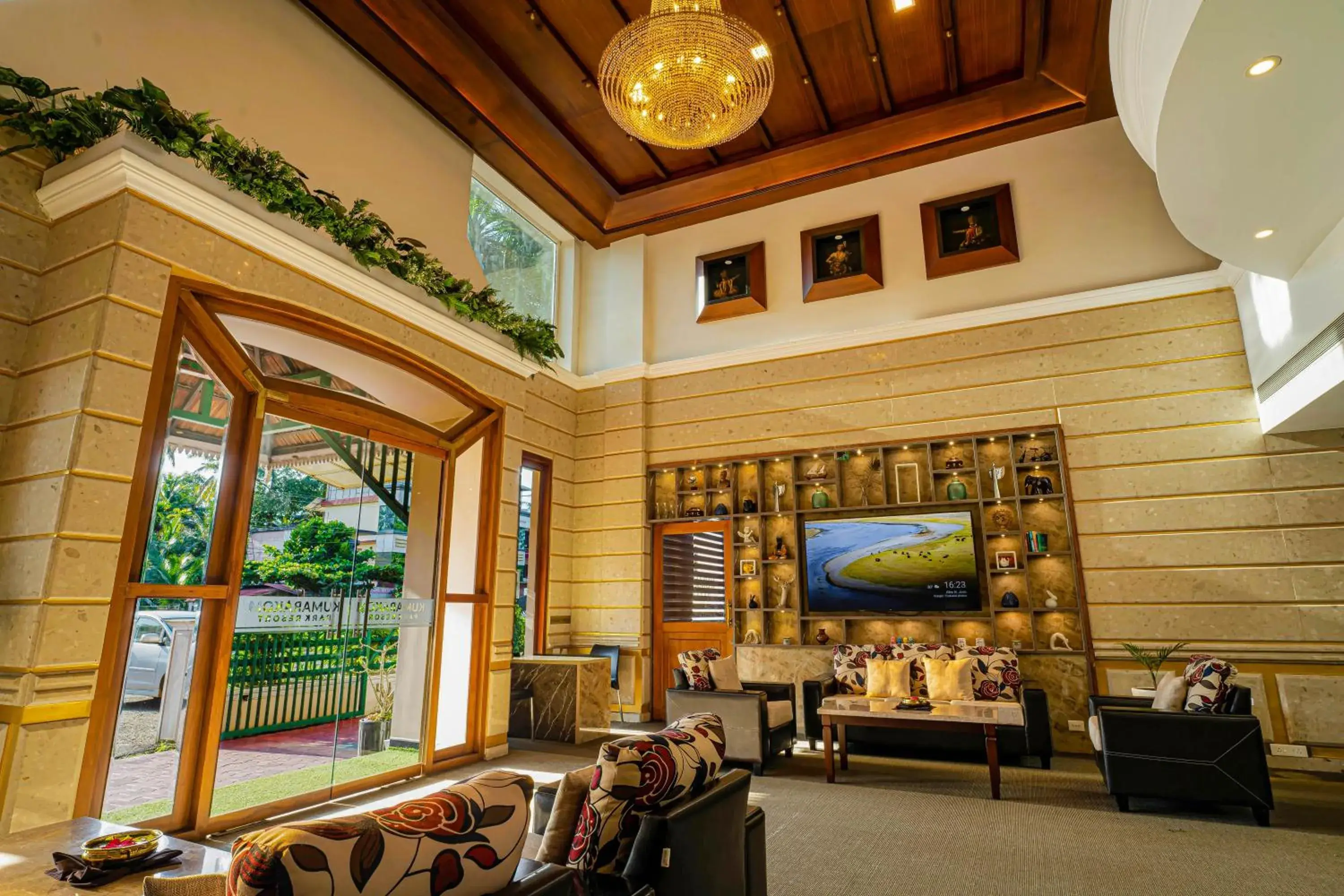 Property building in Kumarakom Park Resort Property building in Kumarakom Park Resort