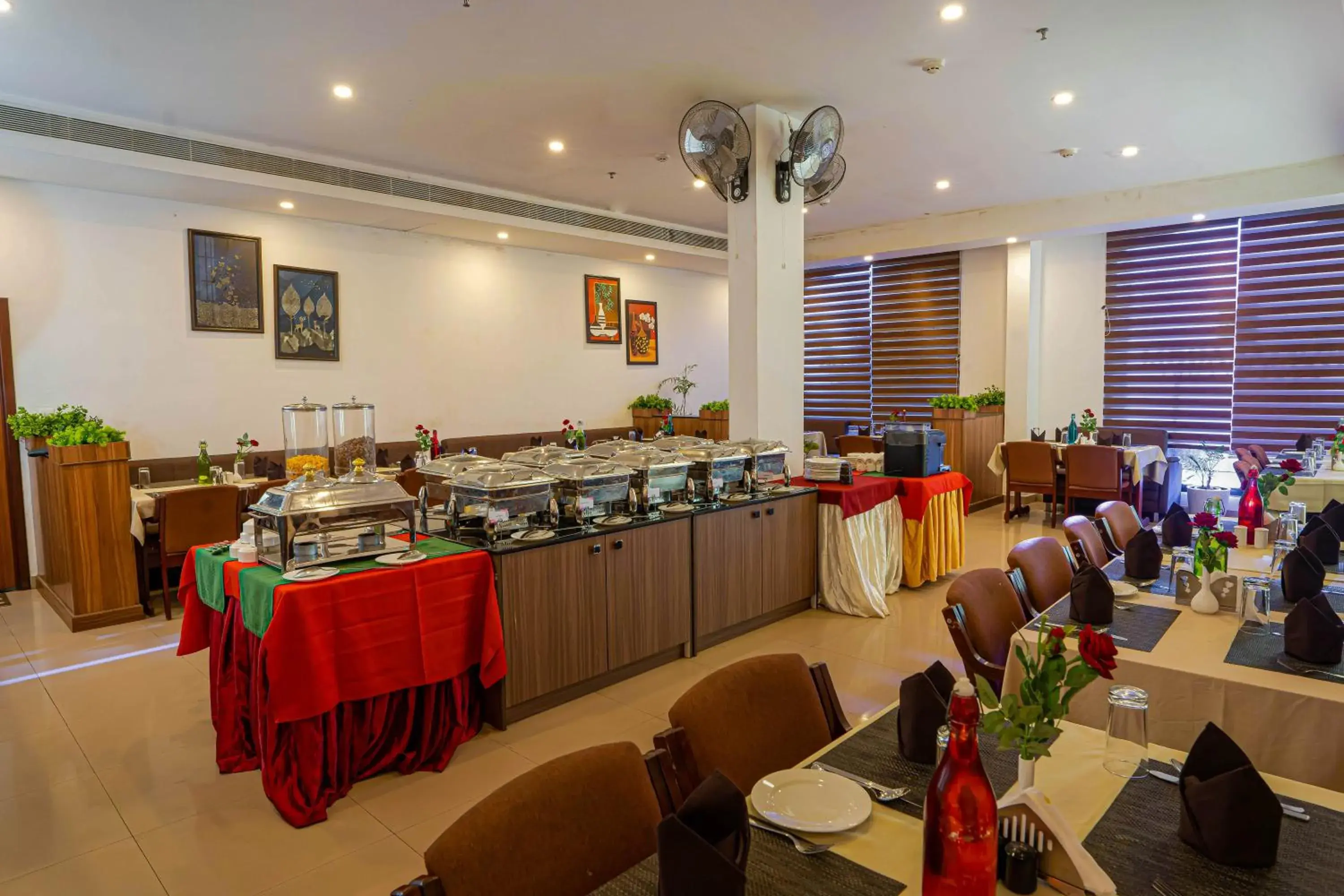 Buffet breakfast in Kumarakom Park Resort Buffet breakfast in Kumarakom Park Resort