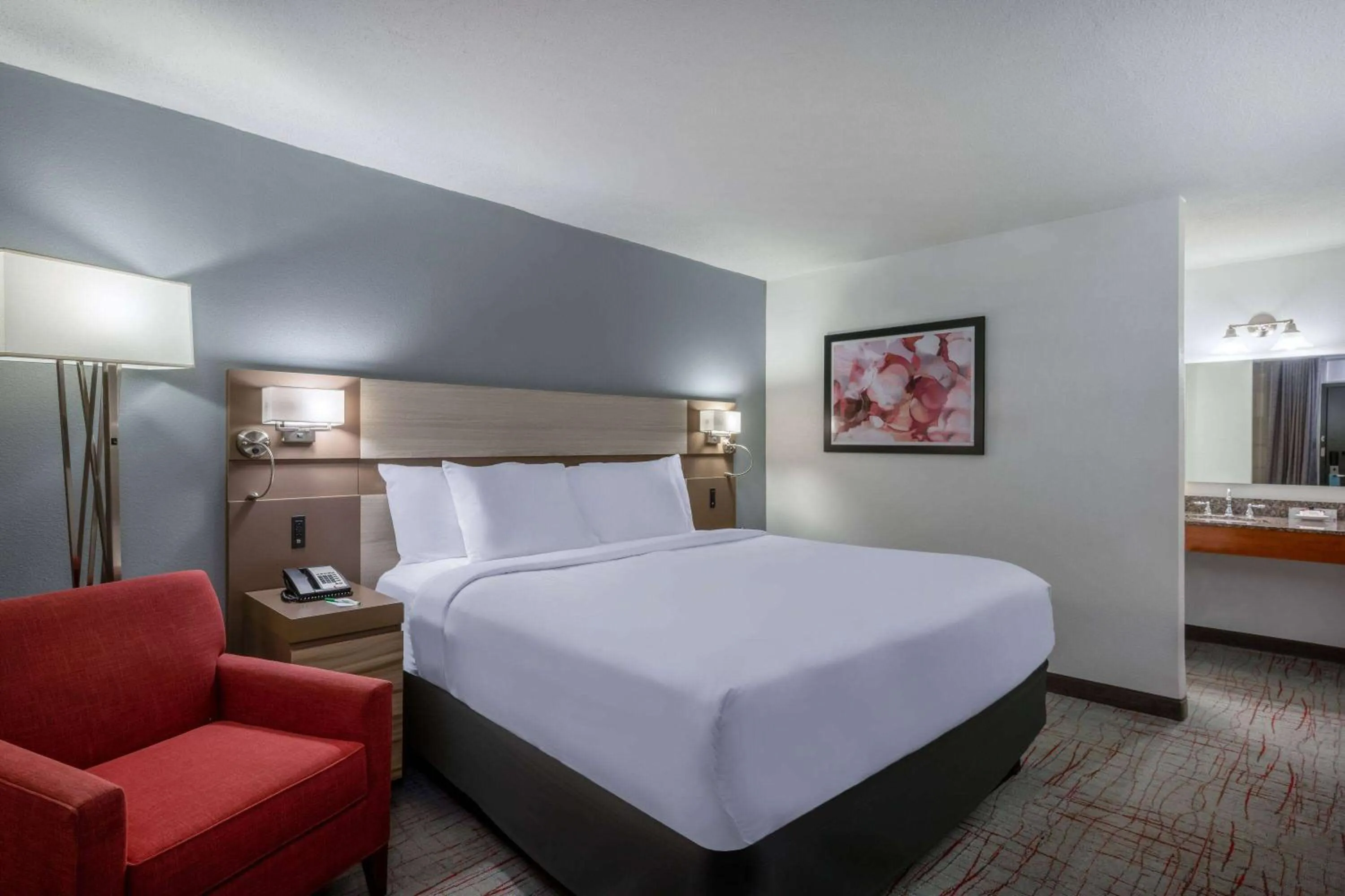 Photo of the whole room, Bed in Wyndham Garden Columbia-Ft Jackson