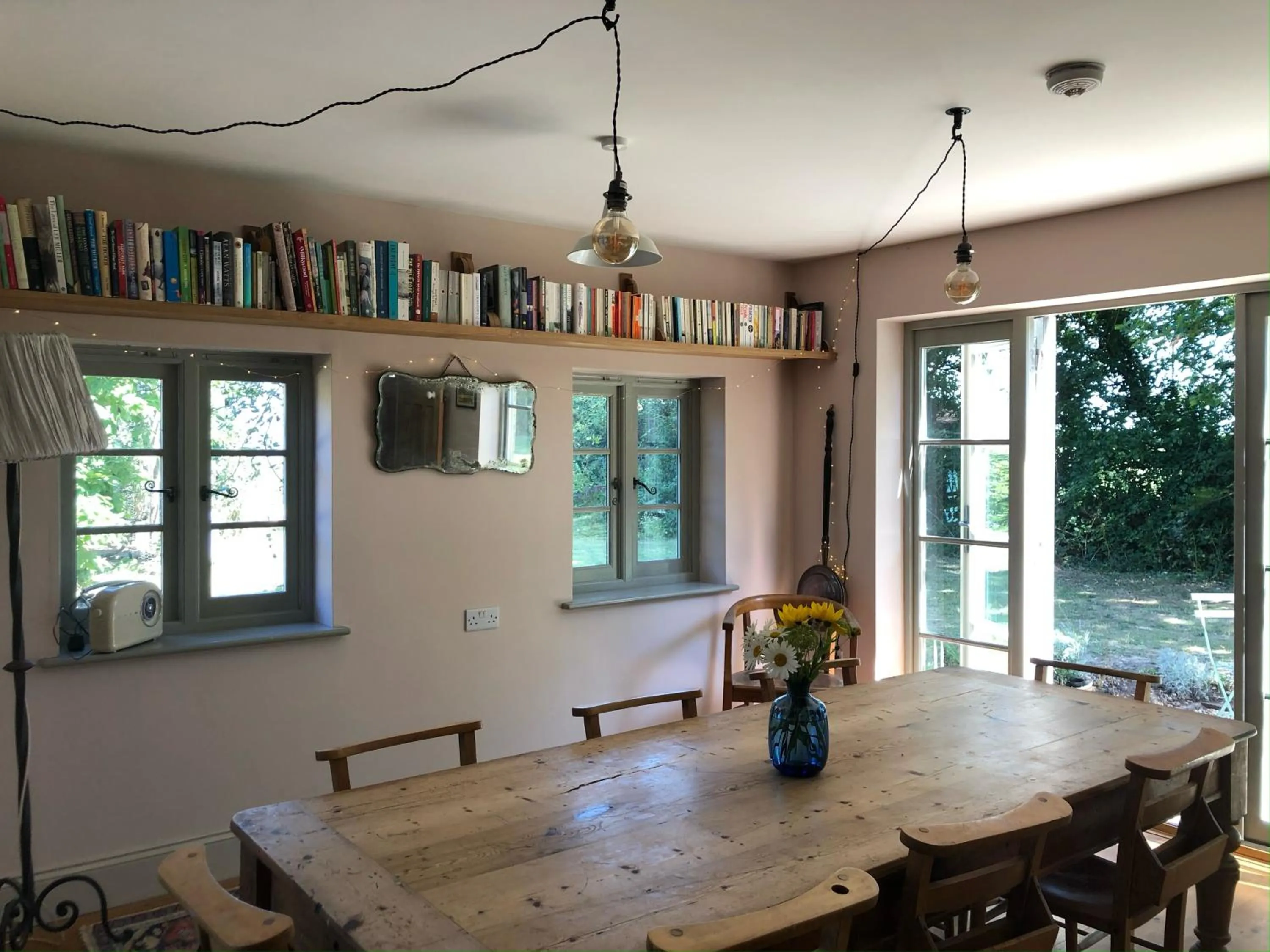 Dining area in Starnash Farmhouse Holiday Home