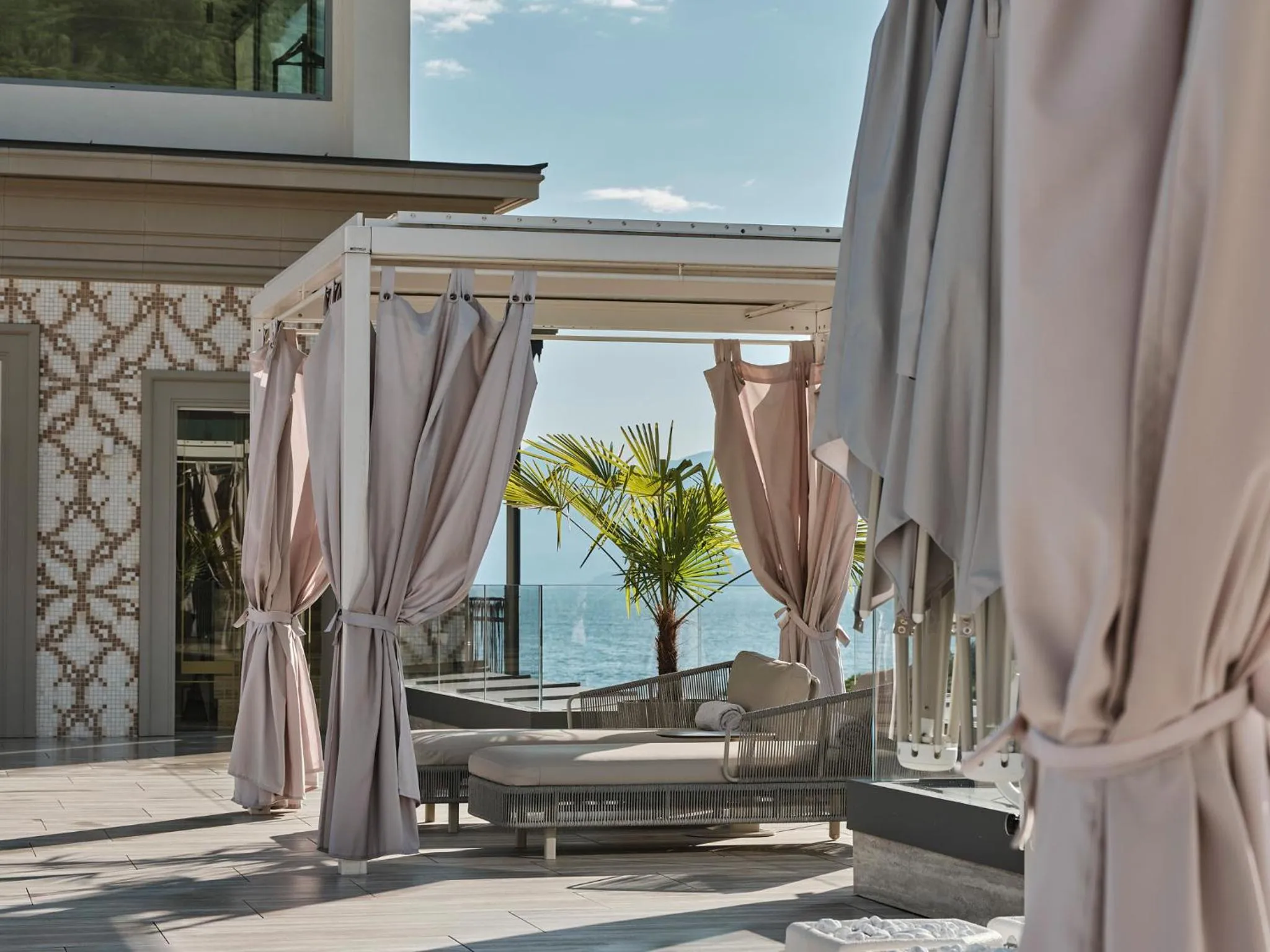 sunbed in Boutique Hotel Stresa