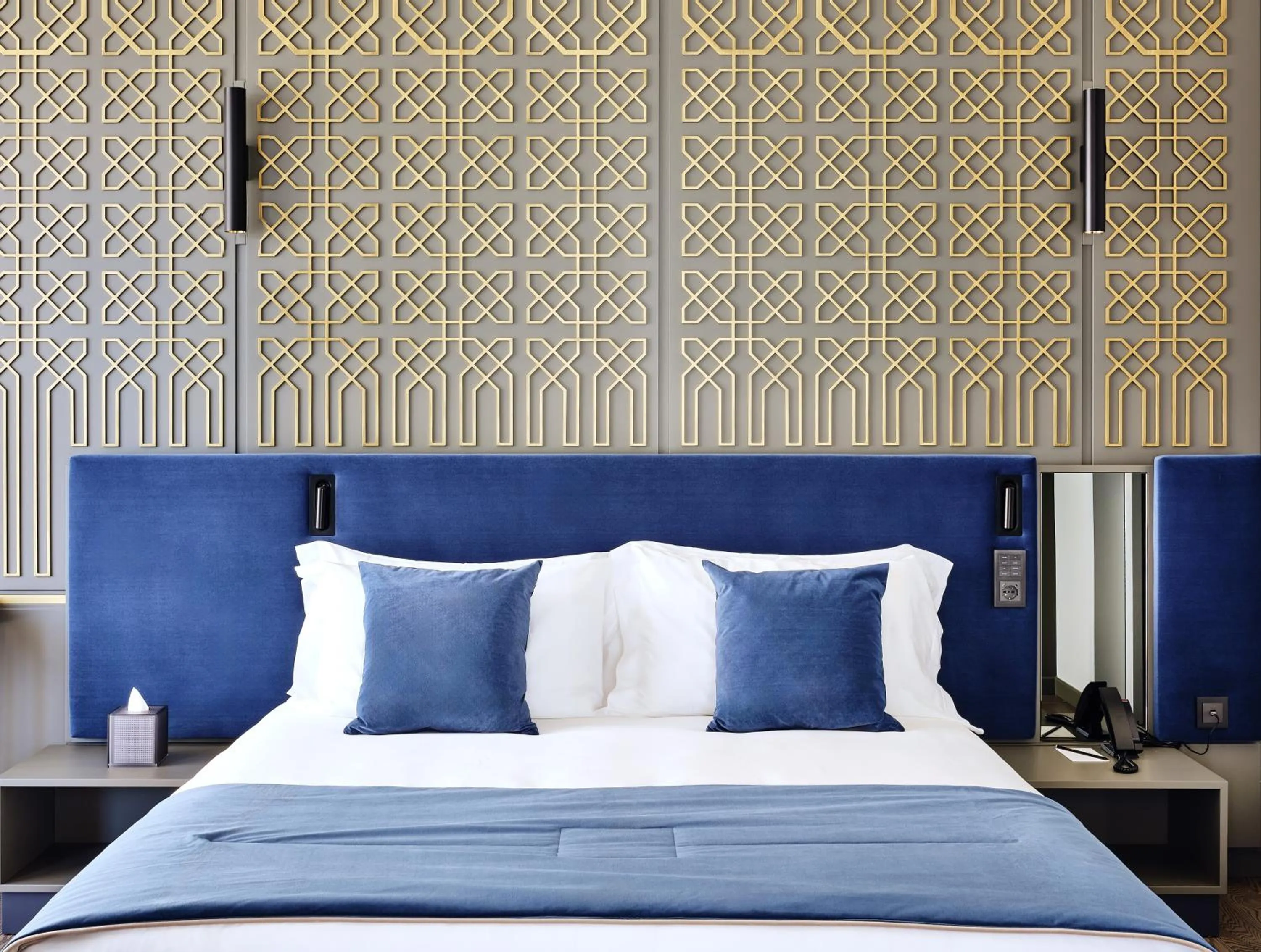 Bed in Boutique Hotel Stresa