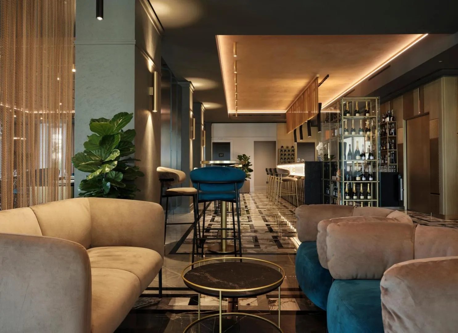 Lounge or bar in Boutique Hotel Stresa