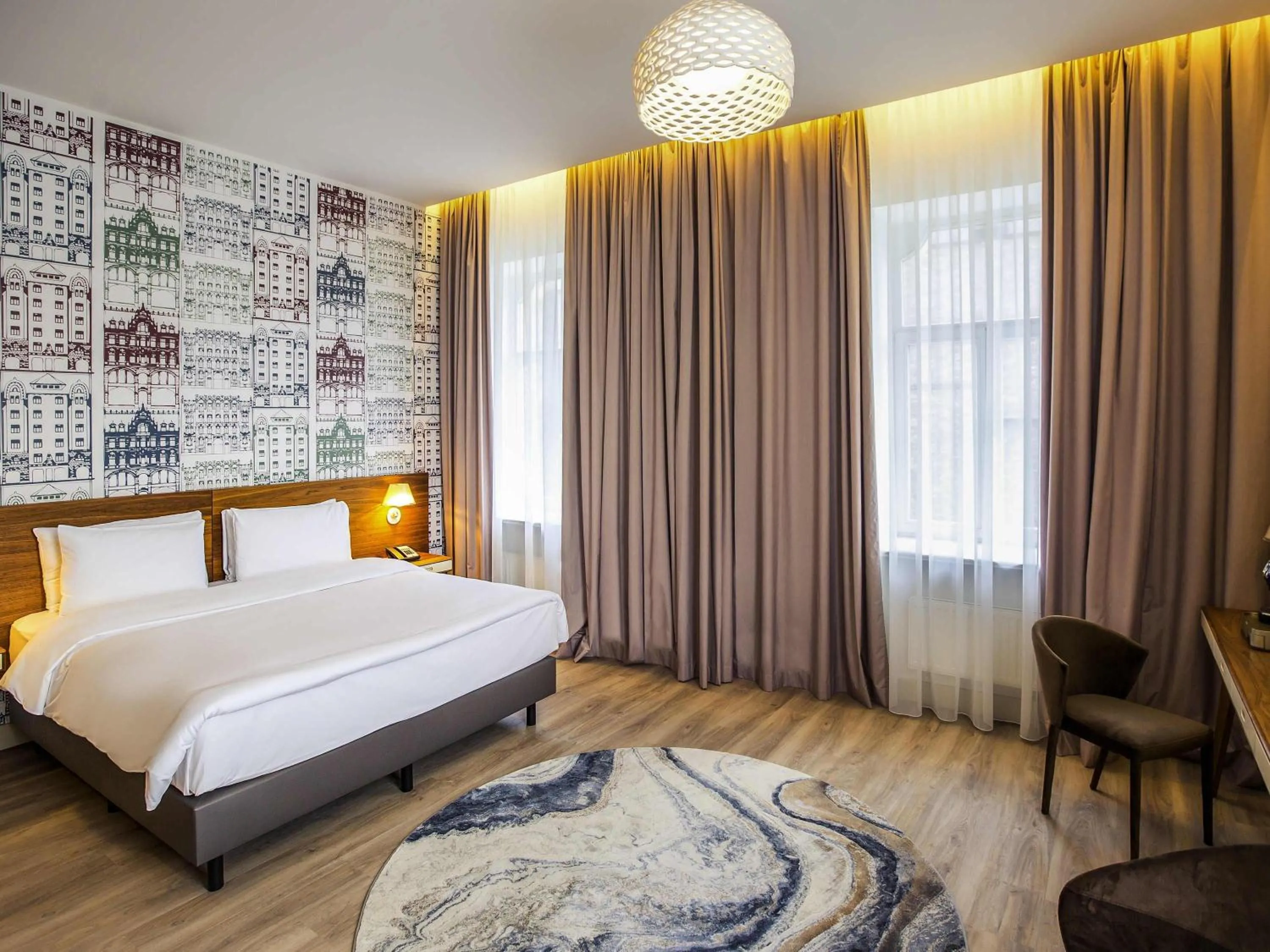 Bedroom, Bed in Mercure Riga Centre