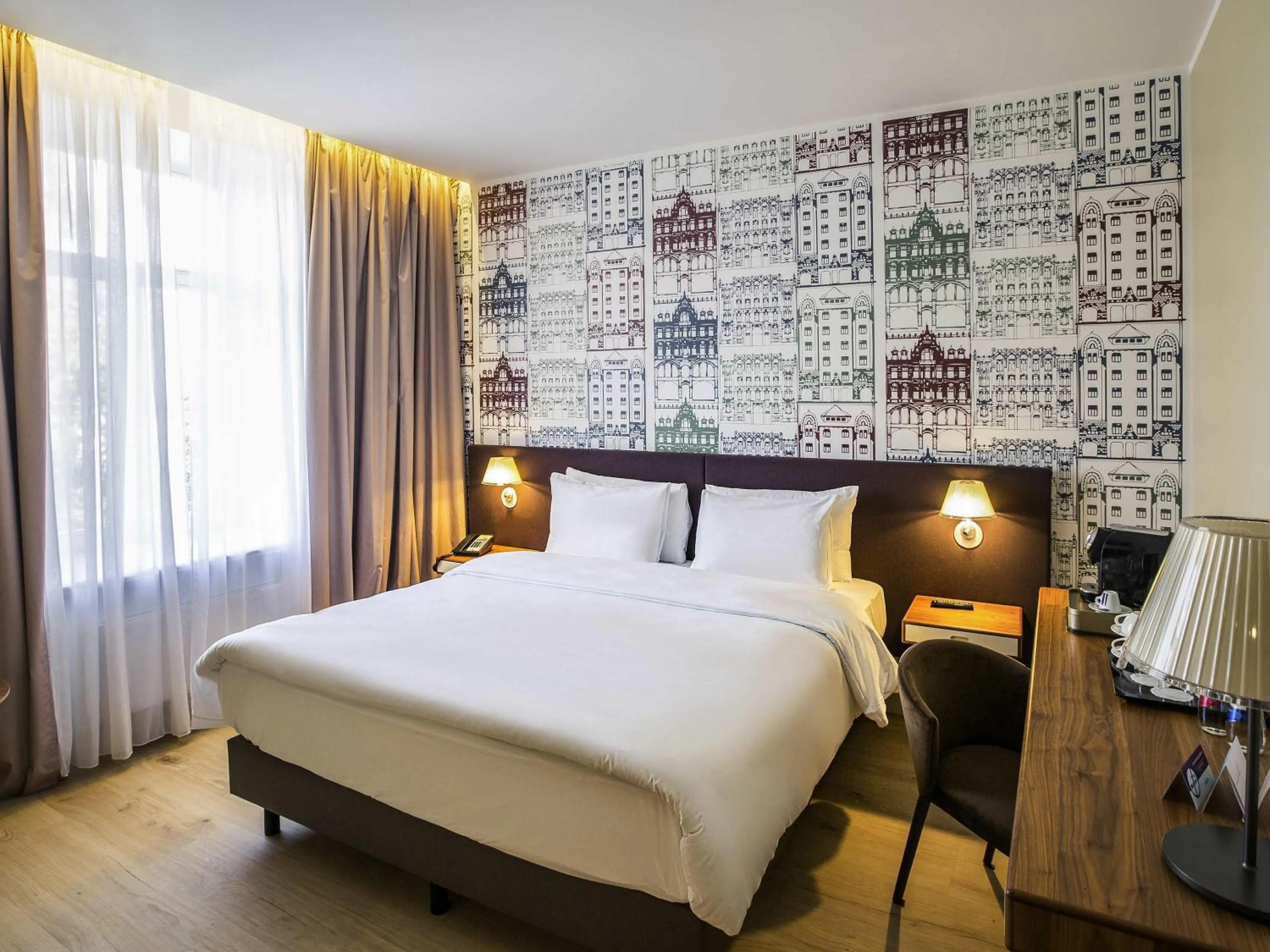 Bedroom, Bed in Mercure Riga Centre