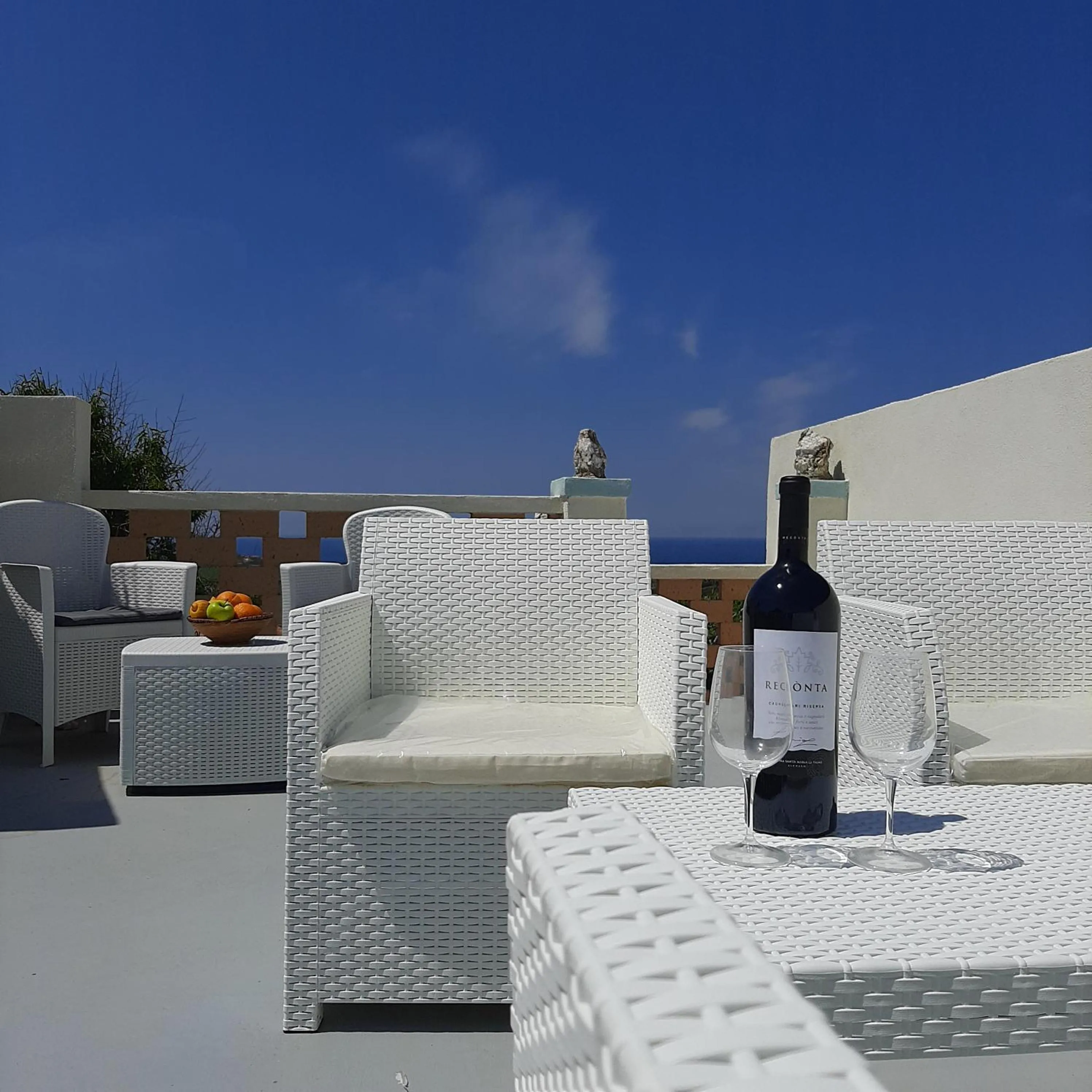 Balcony/Terrace in Lispusada Agriturismo Adults Only