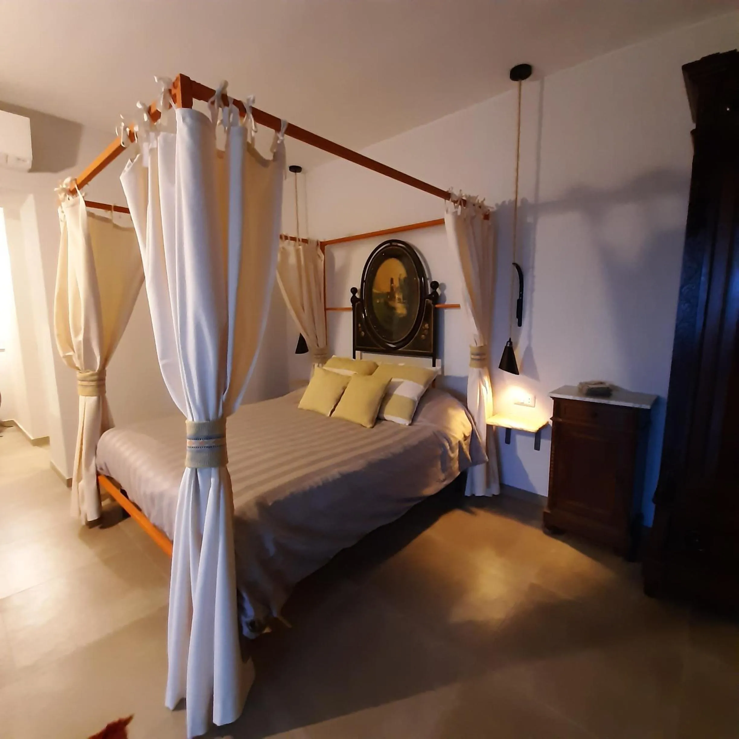 Bed in Lispusada Agriturismo Adults Only