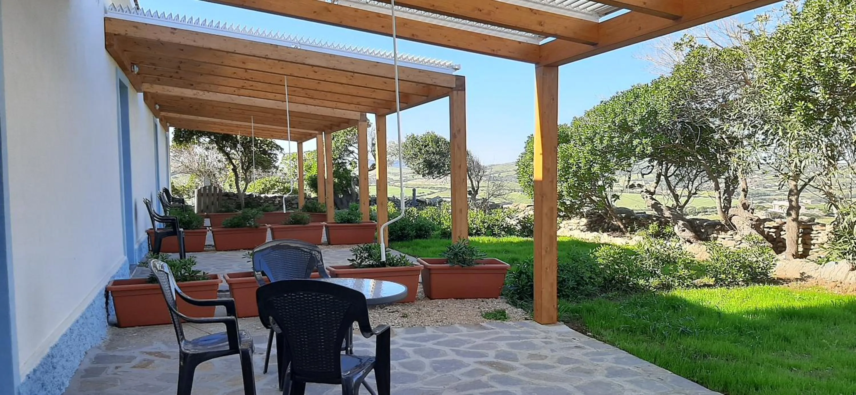 Balcony/Terrace in Lispusada Agriturismo Adults Only
