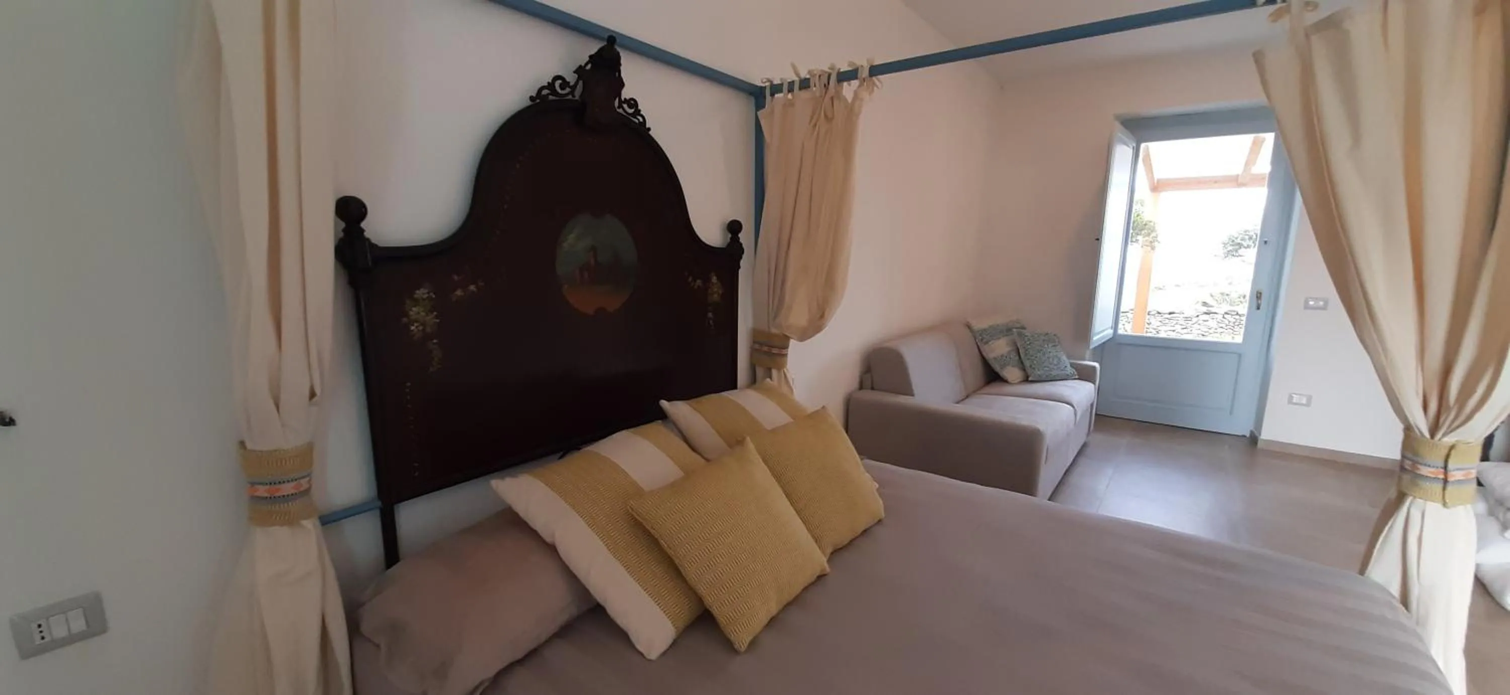 Bed in Lispusada Agriturismo Adults Only