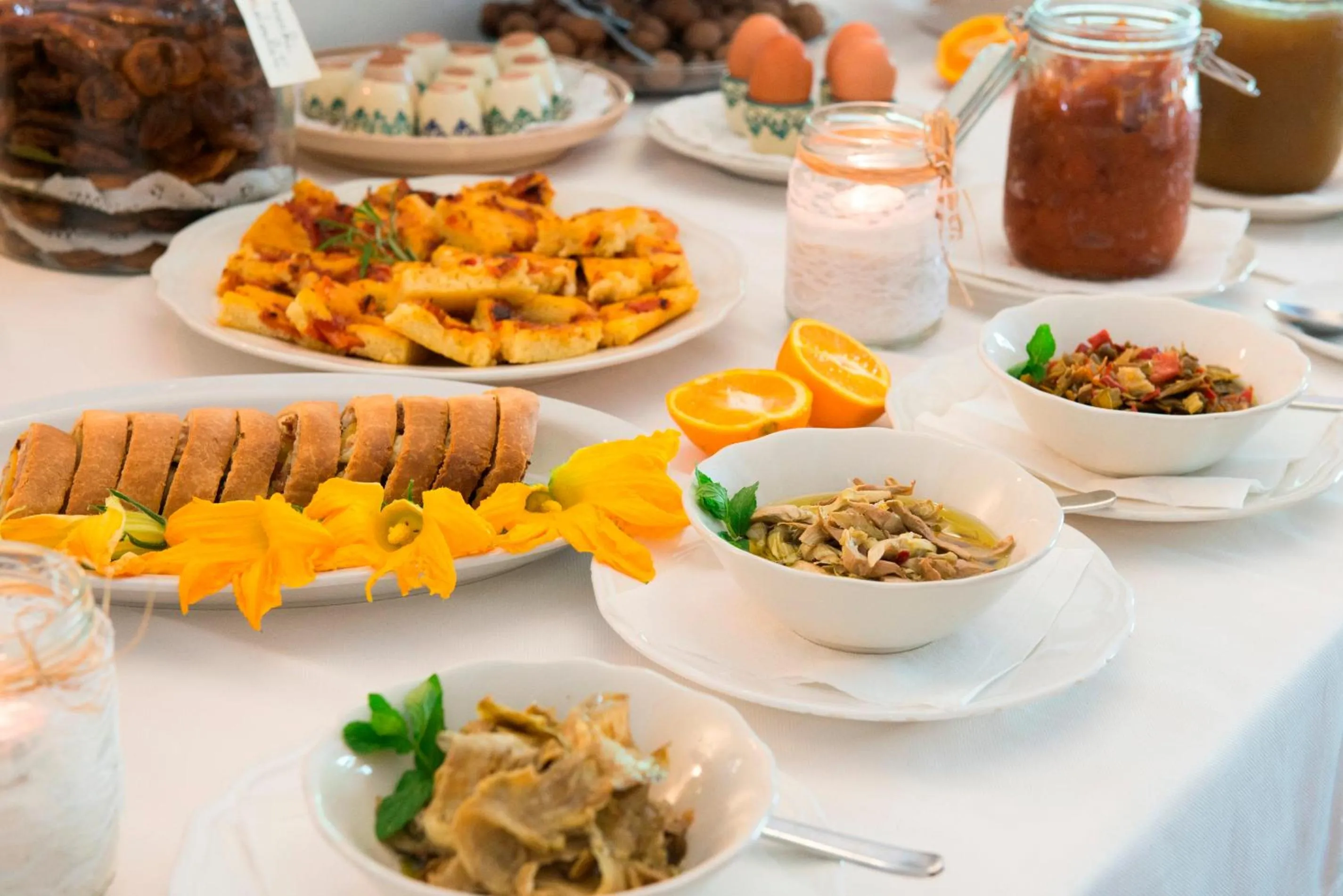 Buffet breakfast in Masseria Salinola