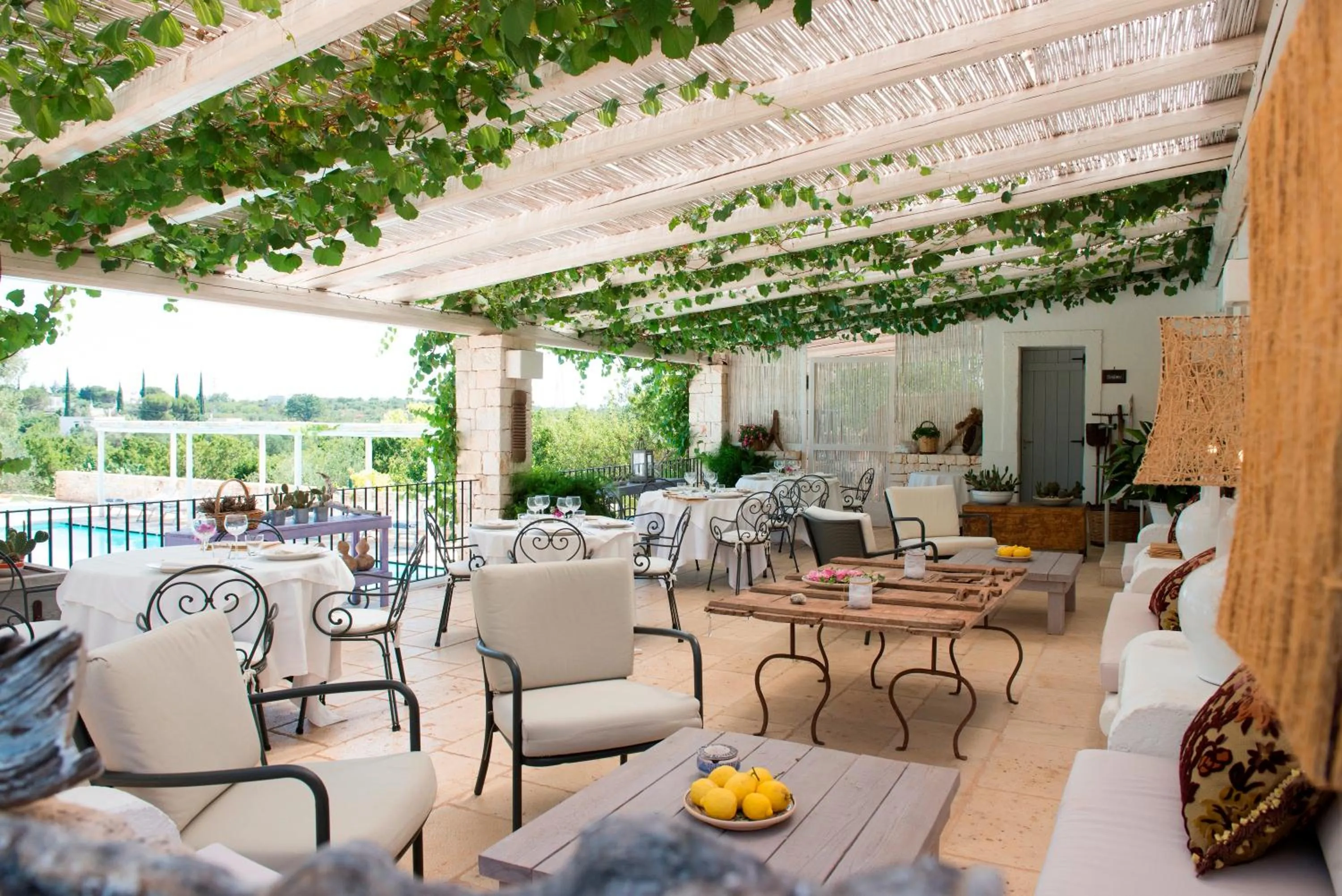 Patio in Masseria Salinola