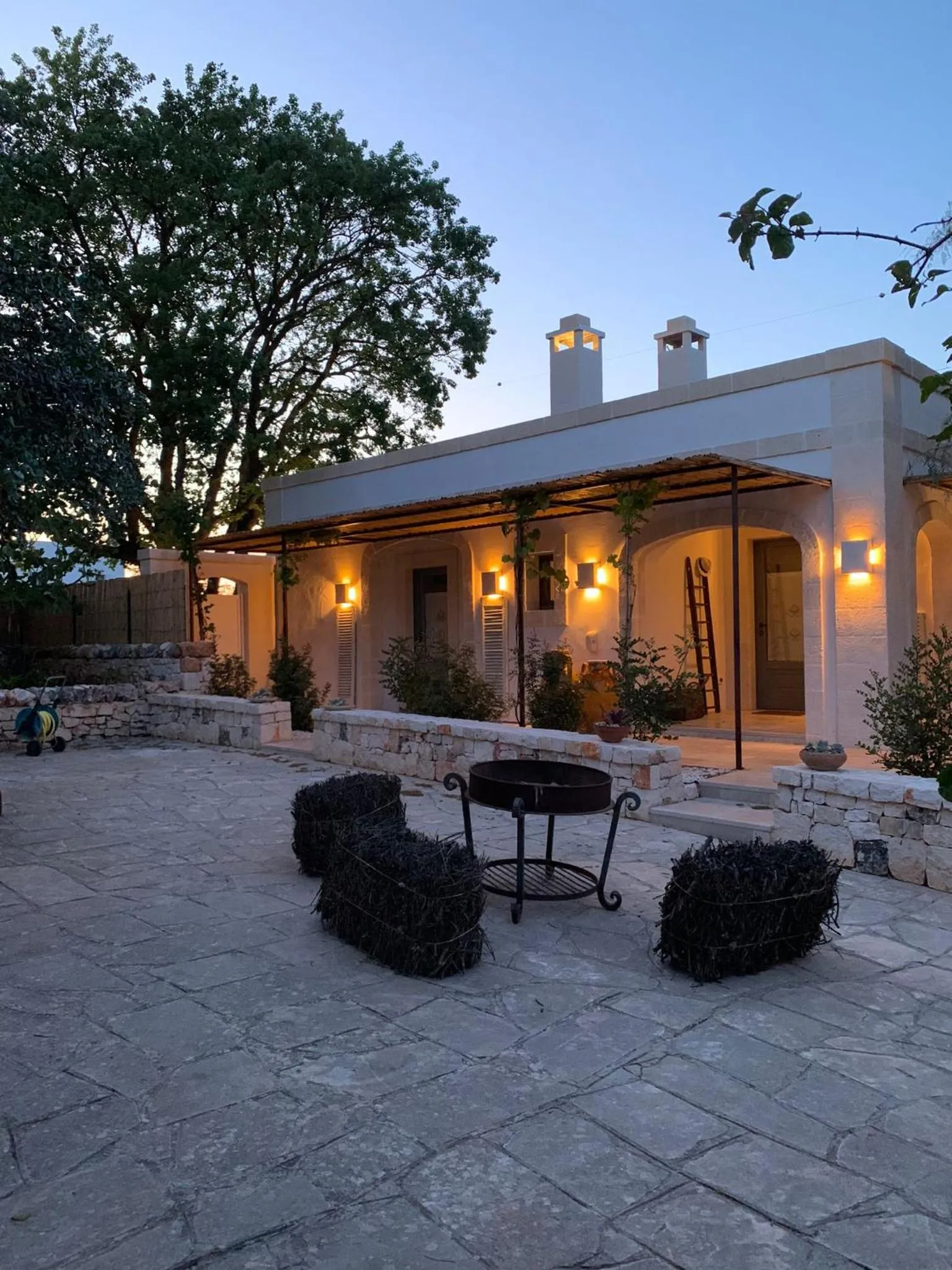 Patio in Masseria Salinola