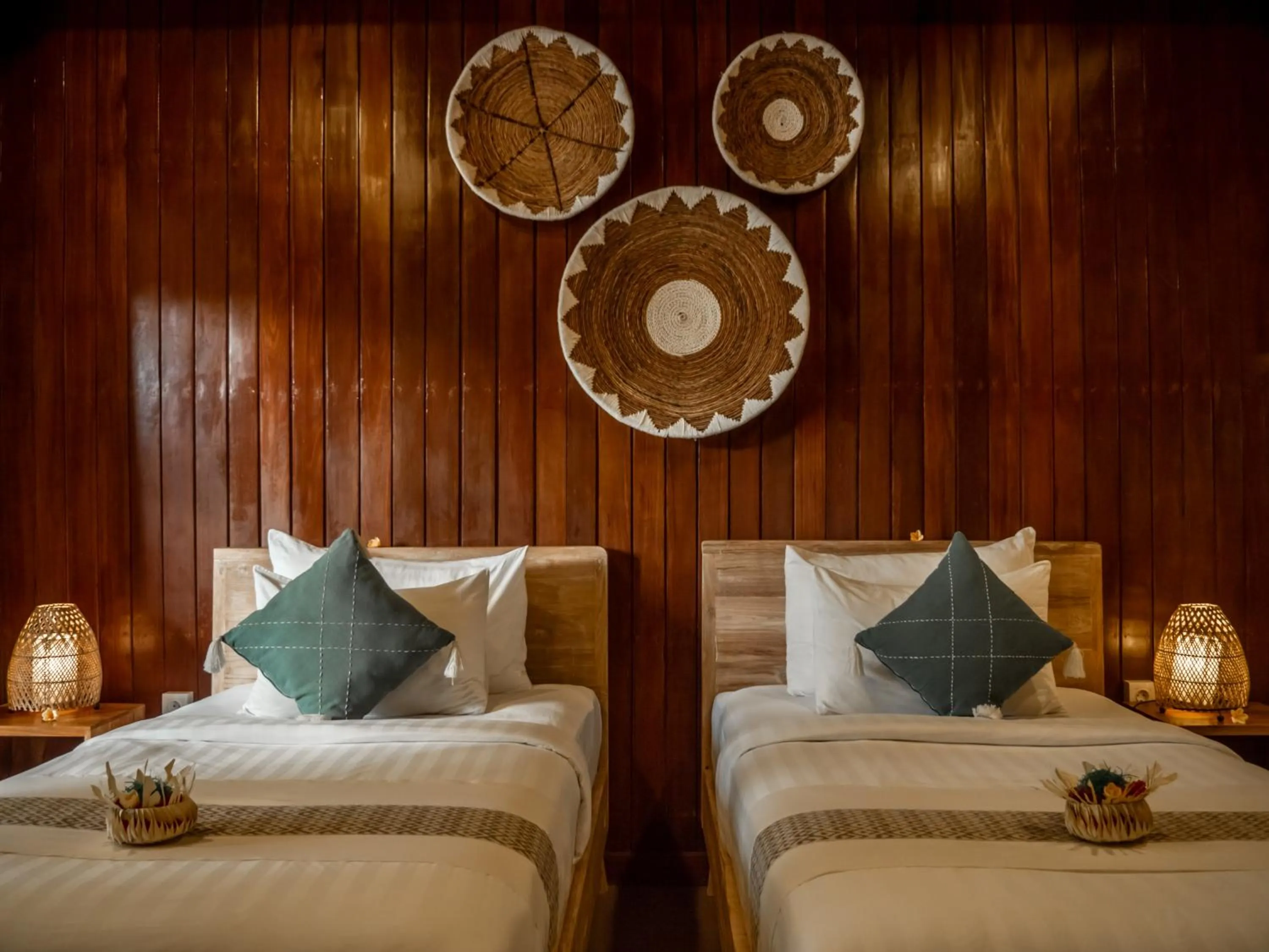 Bed in Tattva Ubud Retreat & Wellness