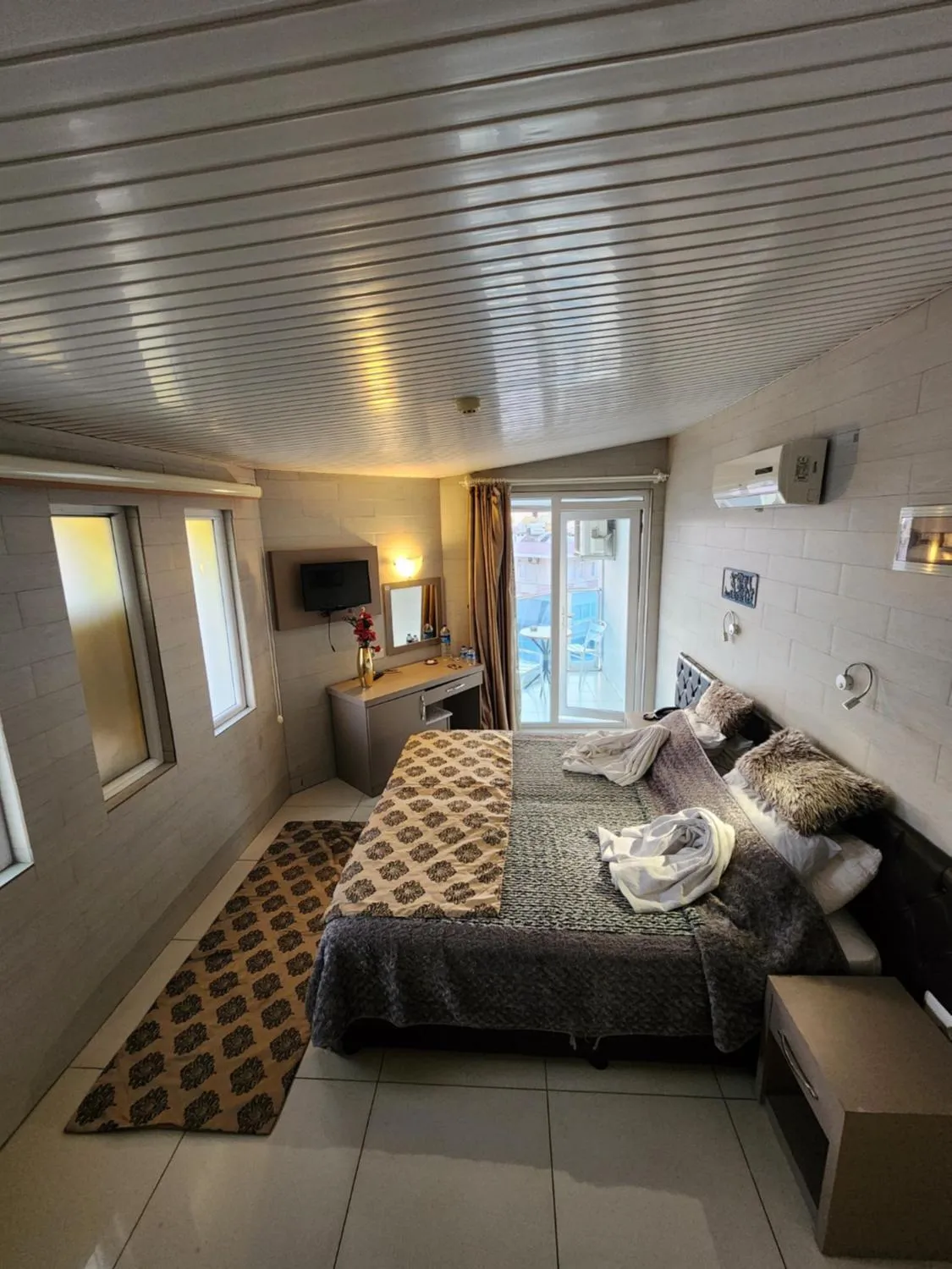 Bedroom, Bed in Cleopatra City Hotel Alanya